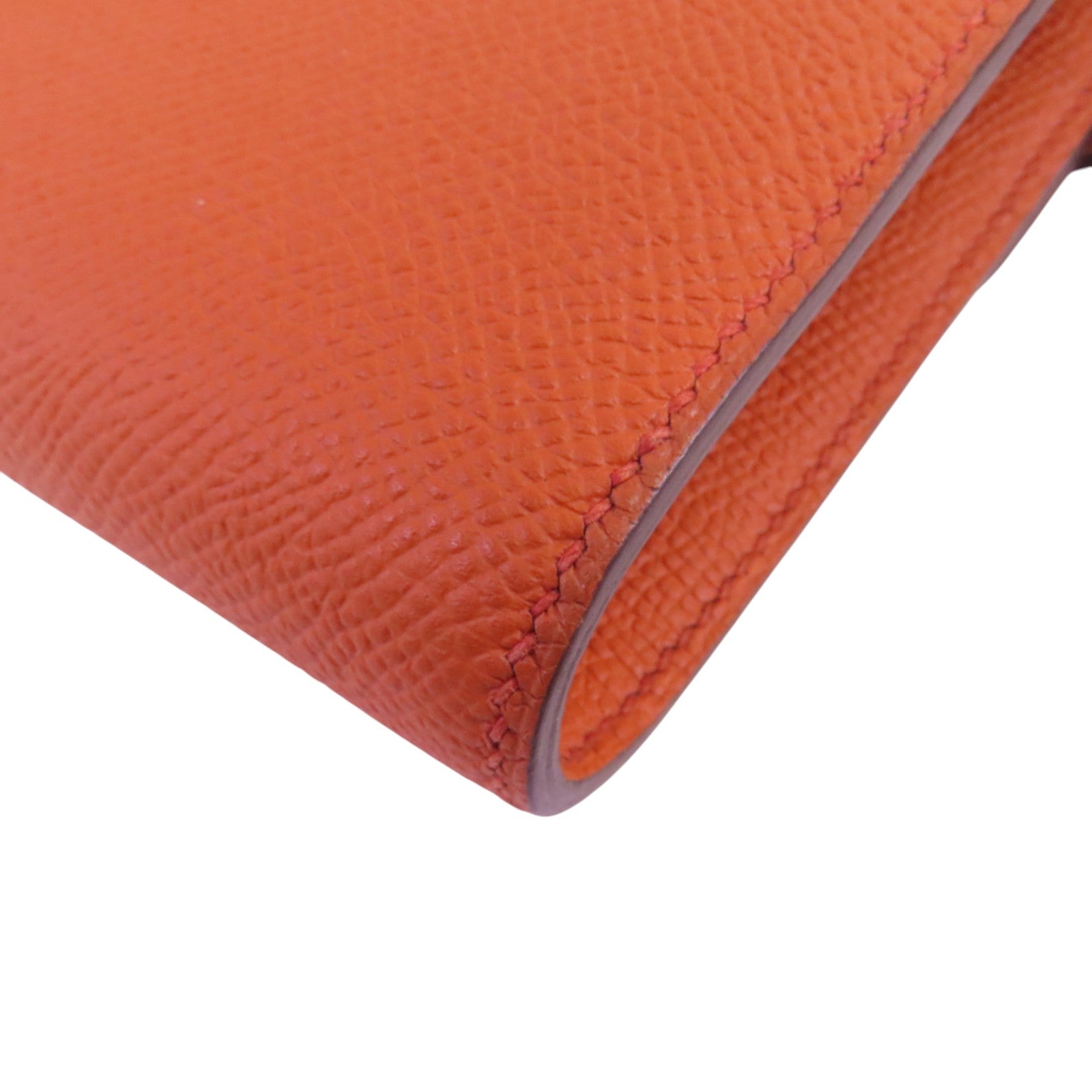 HERMES Epsom皮革Constance To Go銀扣肩背袋