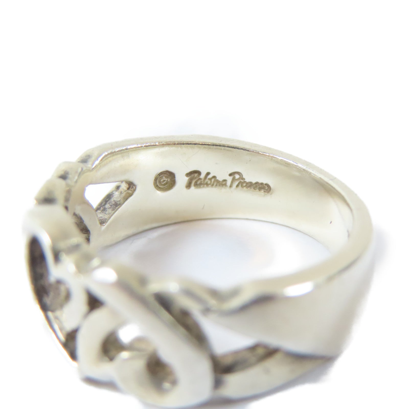 TIFFANY＆CO 925純銀Loving Heart Ring戒指US#6.25
