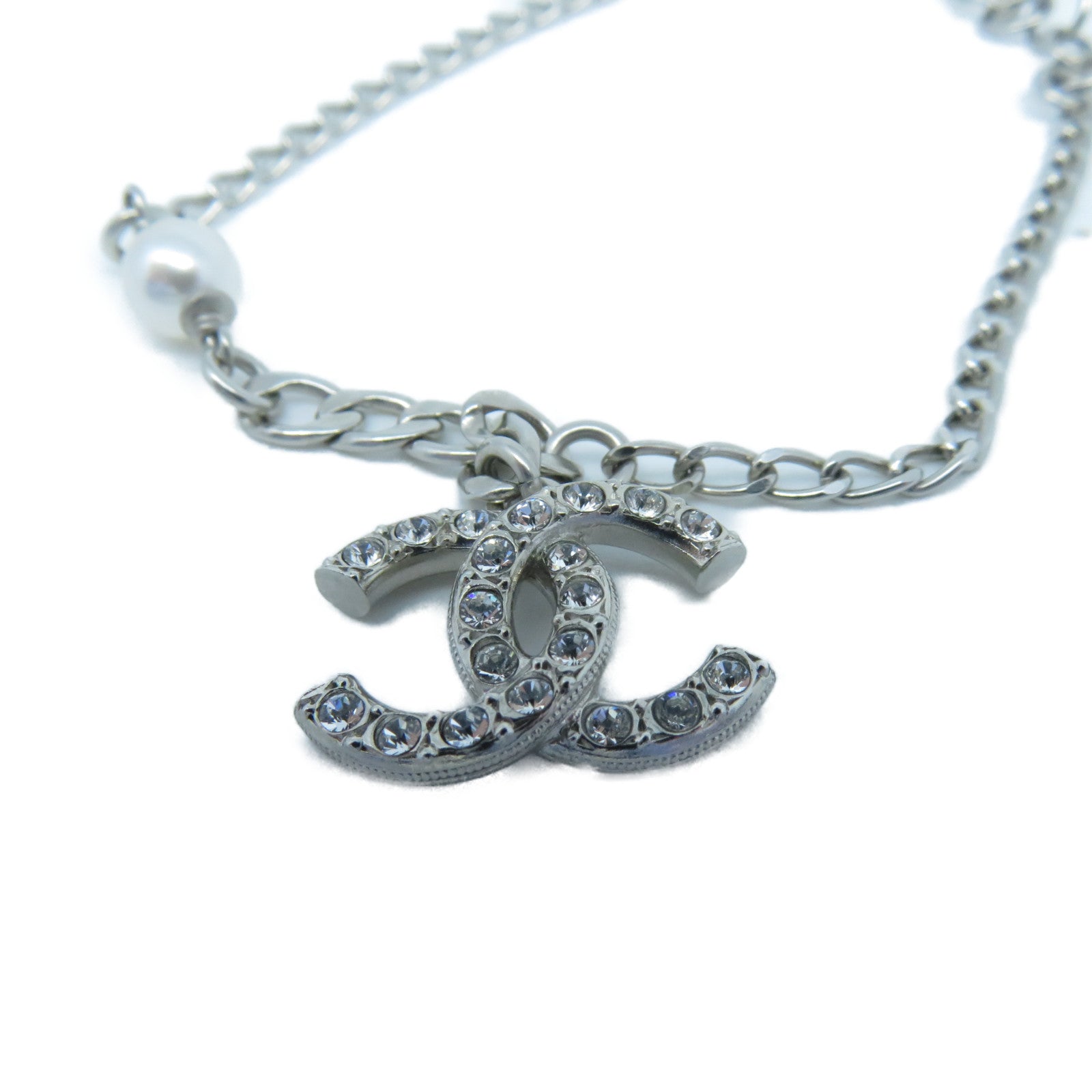 CHANEL 【激減優惠】金屬Bracelet手鏈銀色