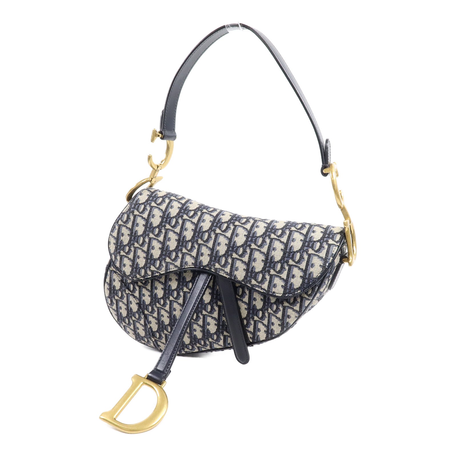 Dior 帆布Saddle Medium肩背袋