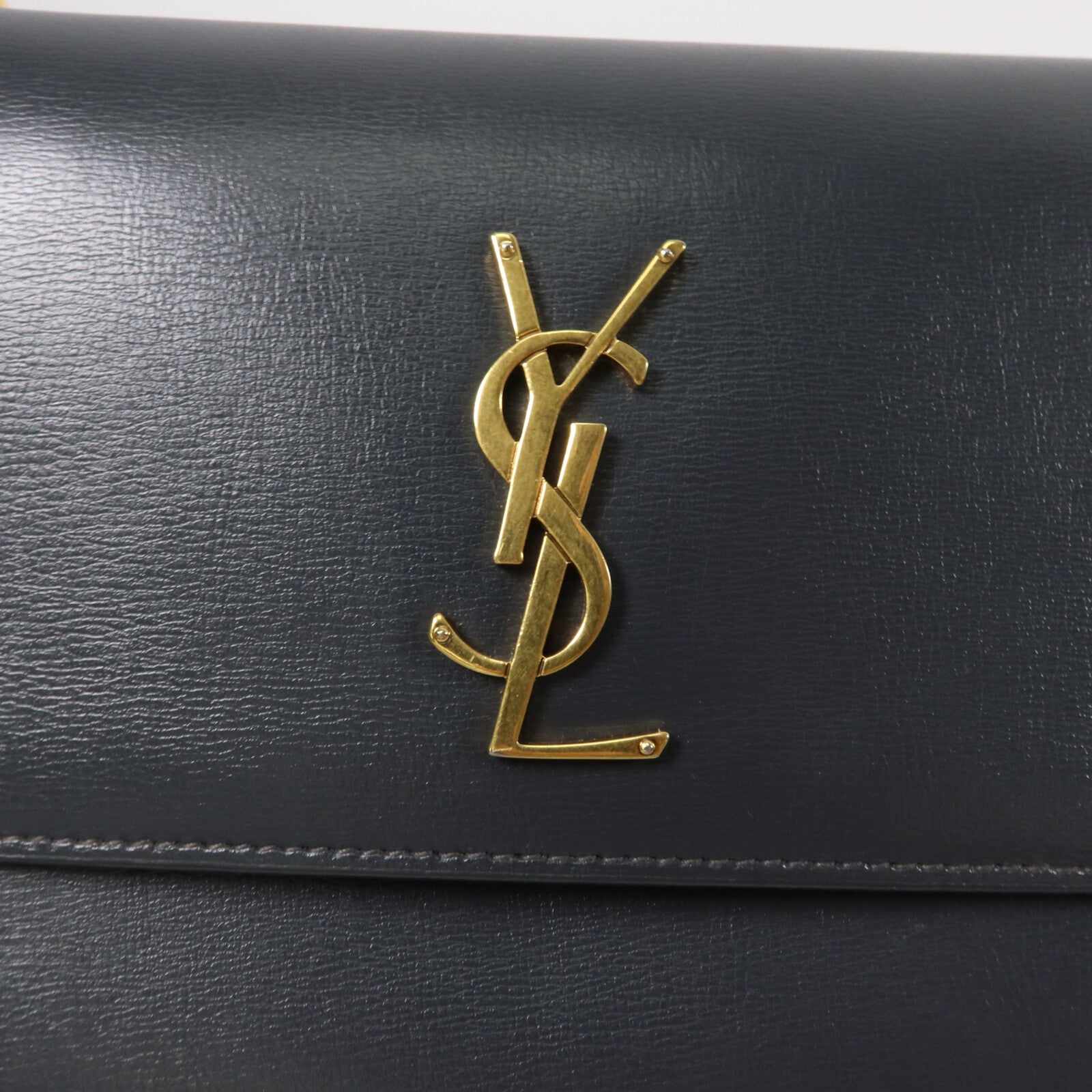 SAINT LAURENT 牛皮皮革Sunset Medium鏈帶肩背袋