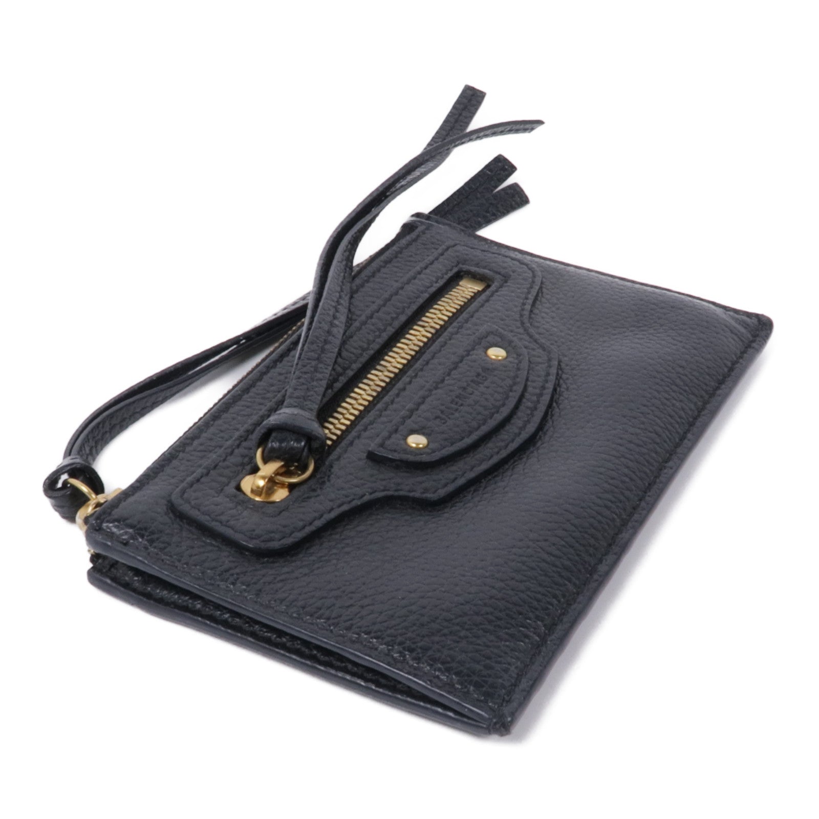 BALENCIAGA 牛皮皮革Card Case金扣卡片套