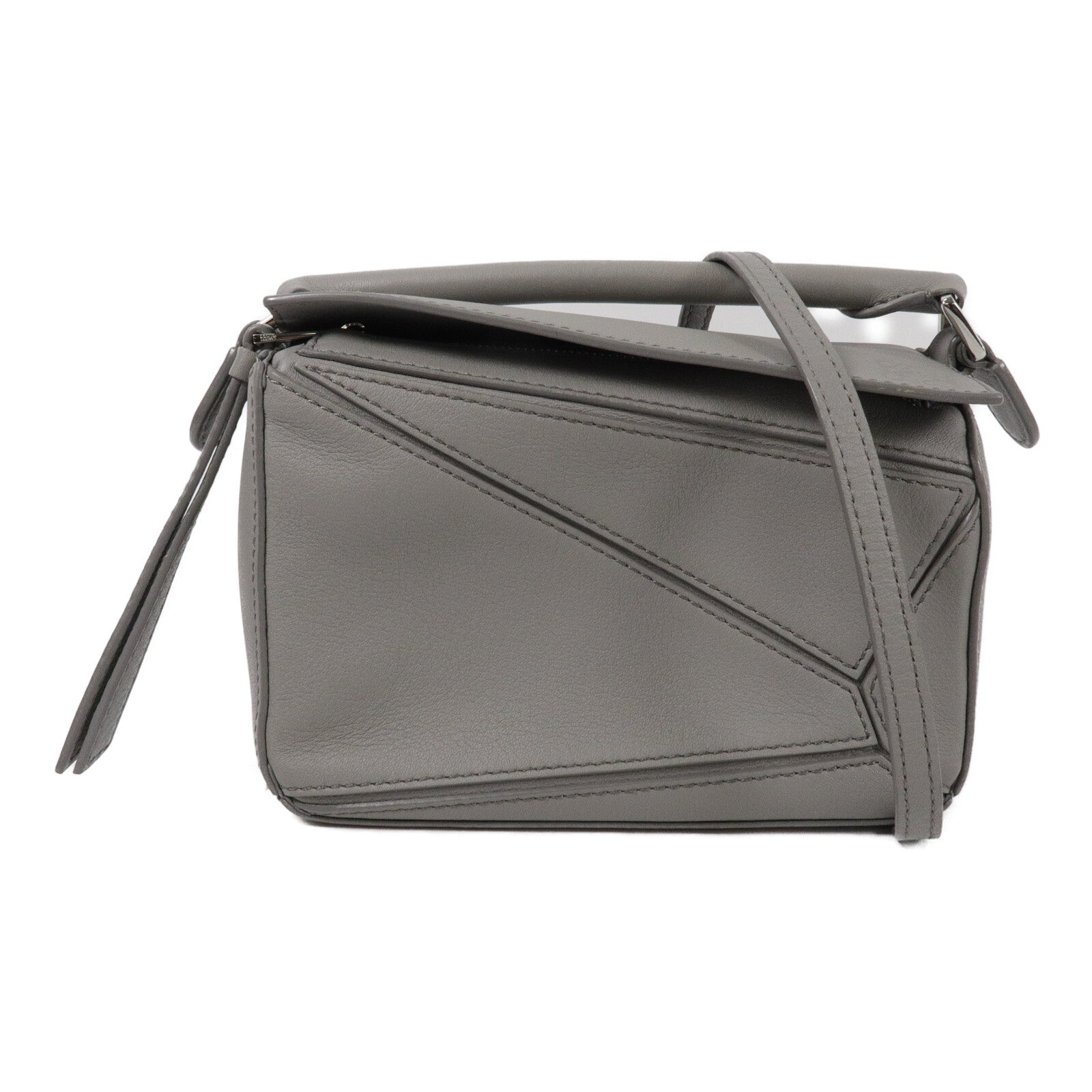 LOEWE 牛皮皮革Mini Puzzle手挽肩背兩用袋