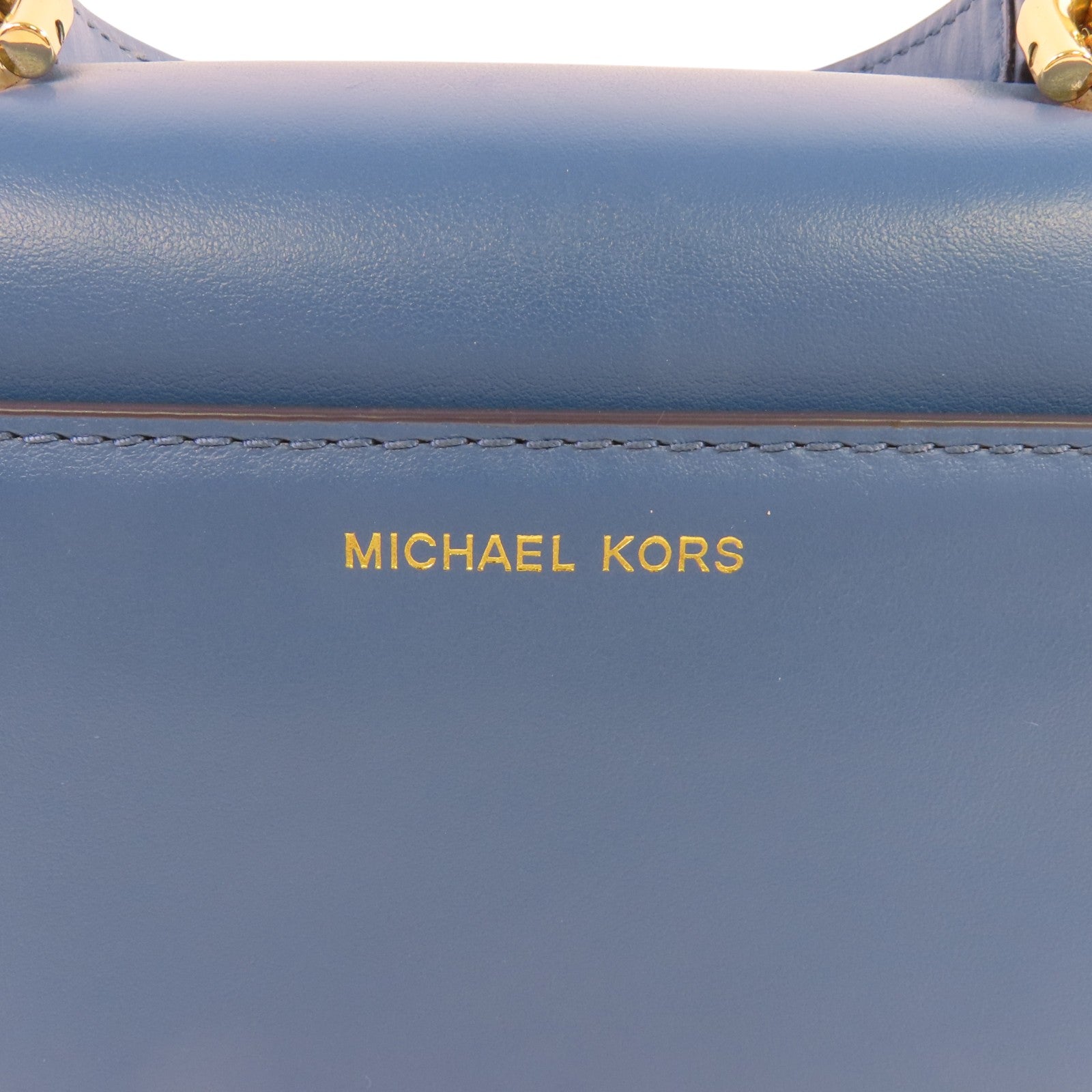 Michael Kors GHW Handbag Shoulder Bag Calfskin Leather