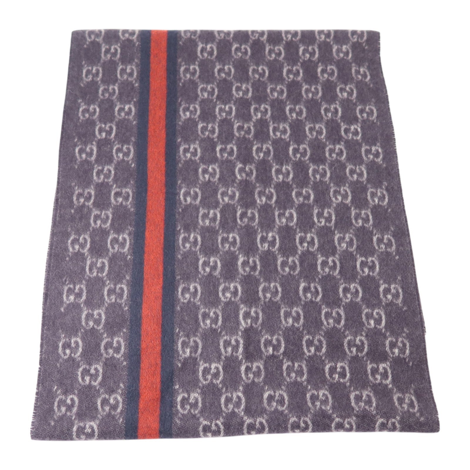 GUCCI 羊絨SC Doubly G Scarf 176.5X35.5圍巾