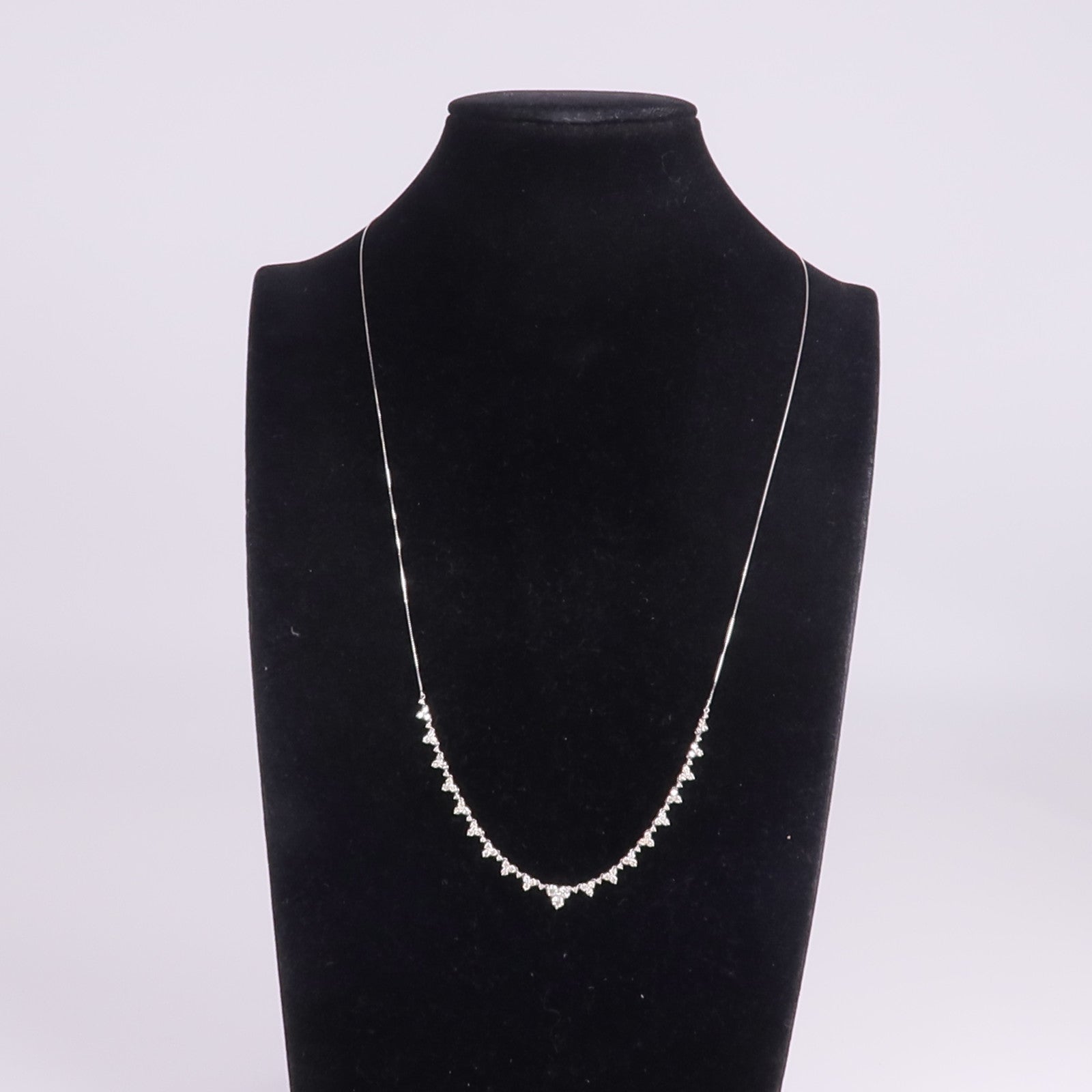 JEWELRY 18K白金Diamond Necklace鑽石項鍊