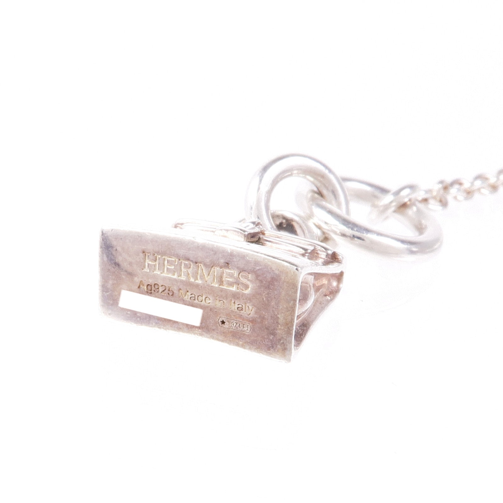 HERMES 925純銀Amulettes Kelly Pendant項鍊
