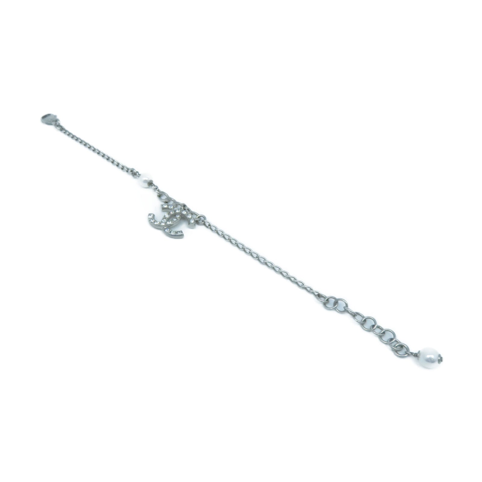 CHANEL 【激減優惠】金屬Bracelet手鏈銀色