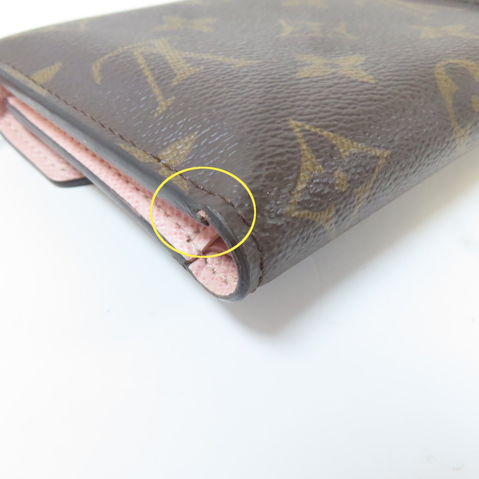 LOUIS VUITTON Monogram Victorine金扣錢包啡色