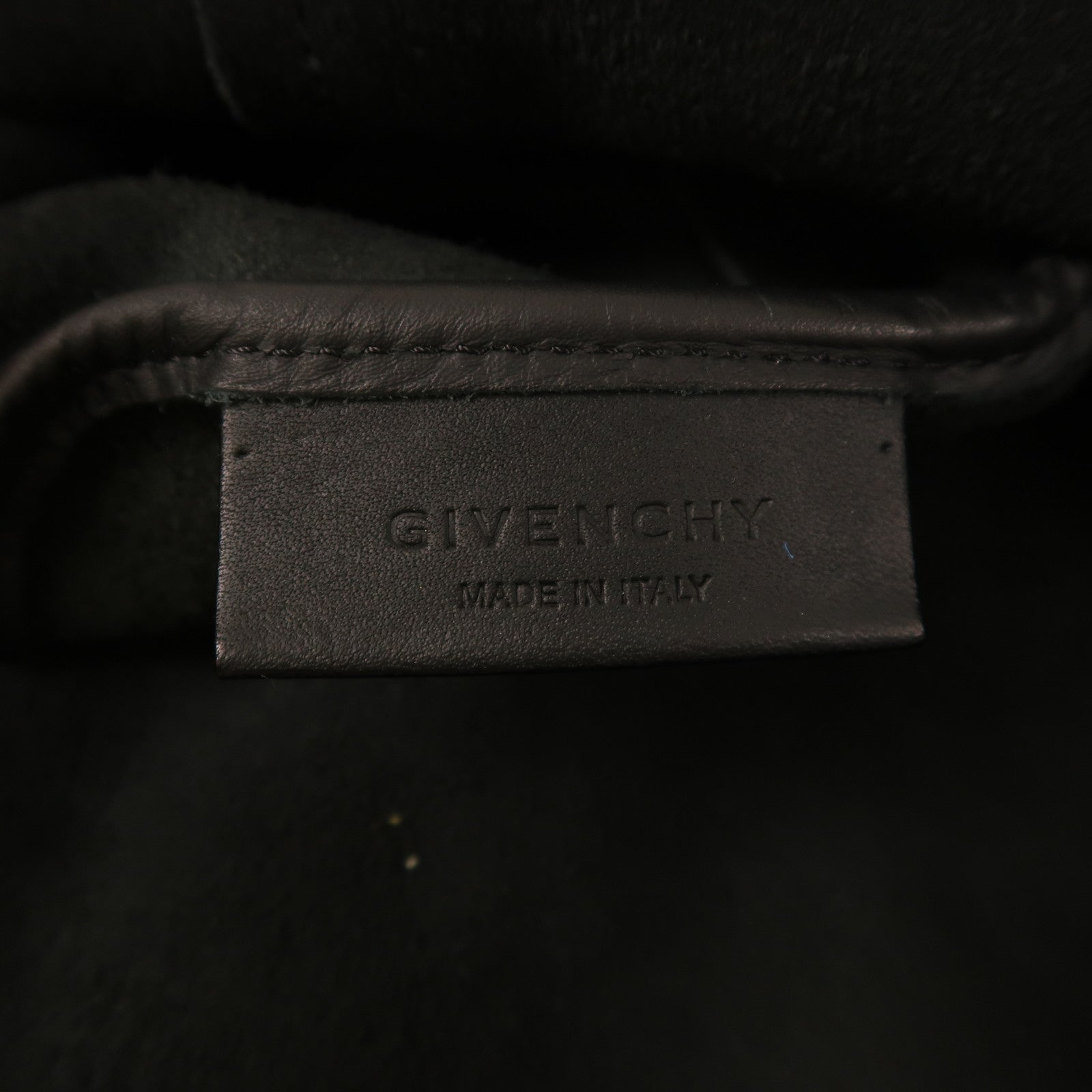 GIVENCHY 牛皮皮革Tote Bag金扣手挽袋黑色