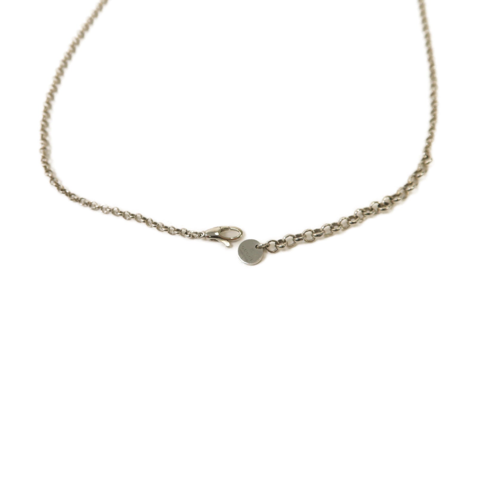 GUCCI 925純銀Blind For Love Necklace項鍊