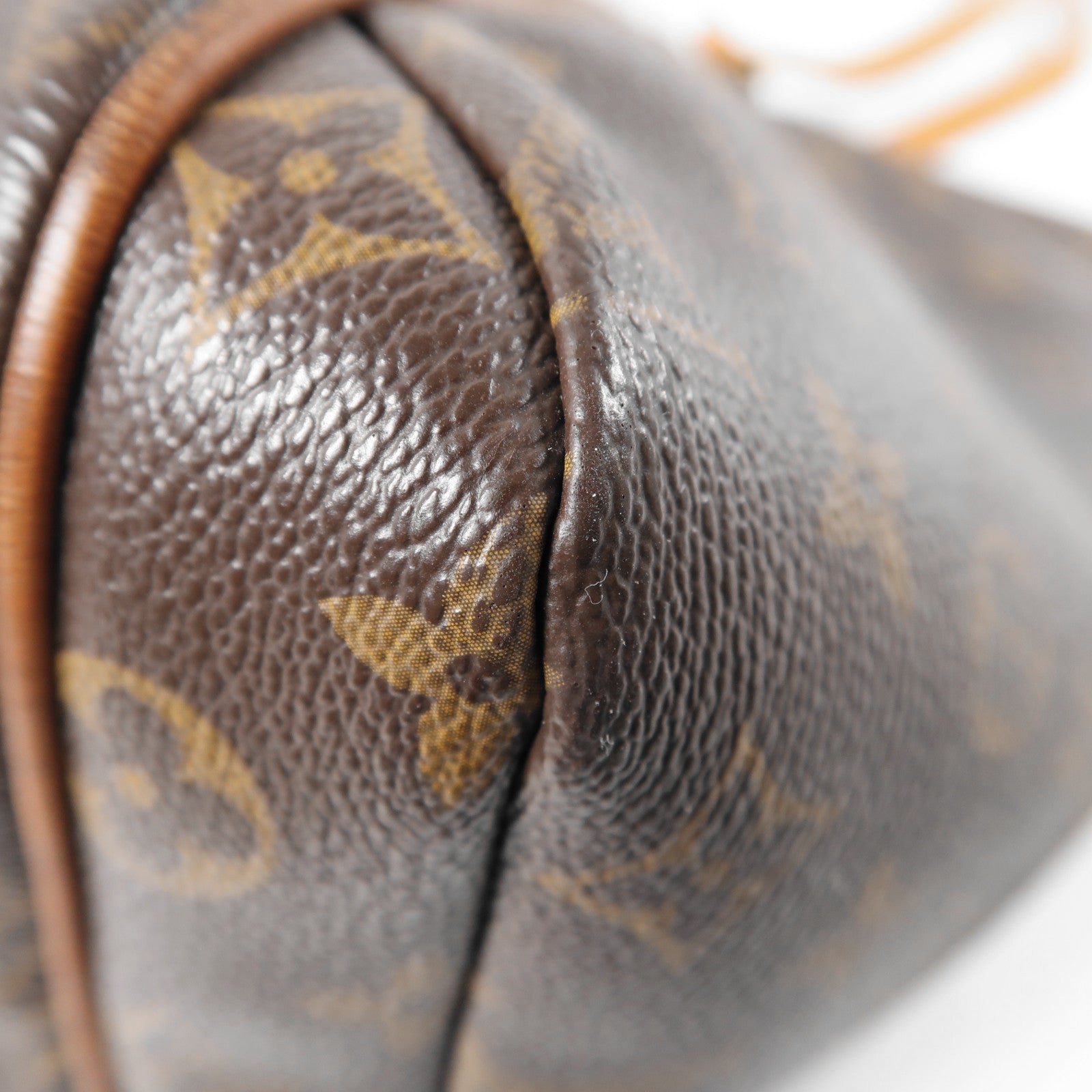 LOUIS VUITTON 【激減優惠】Monogram Totally MM金扣肩背袋棕色