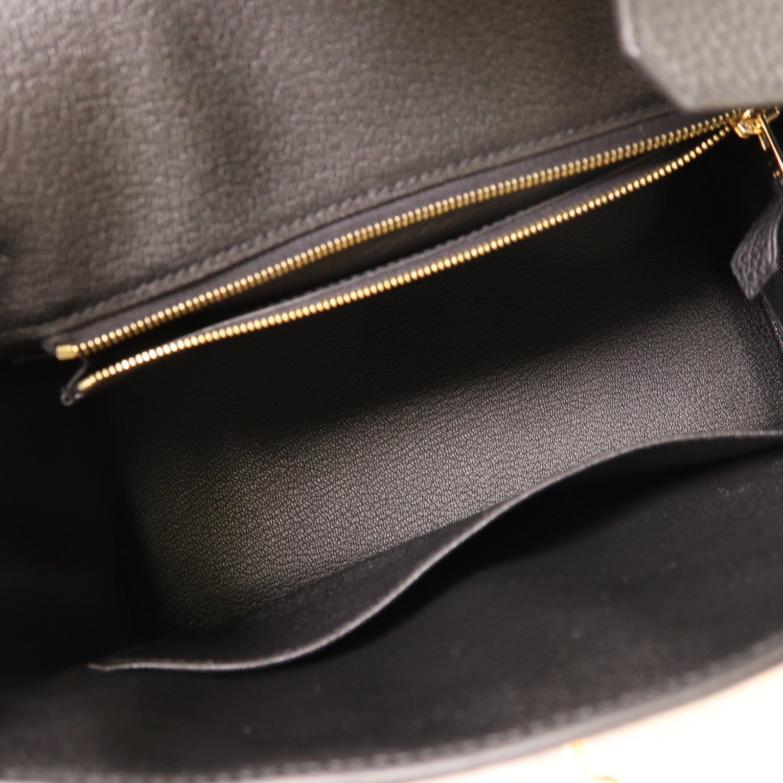 HERMES【激減優惠】 Togo皮革Birkin 25金扣手挽袋Noir黑色