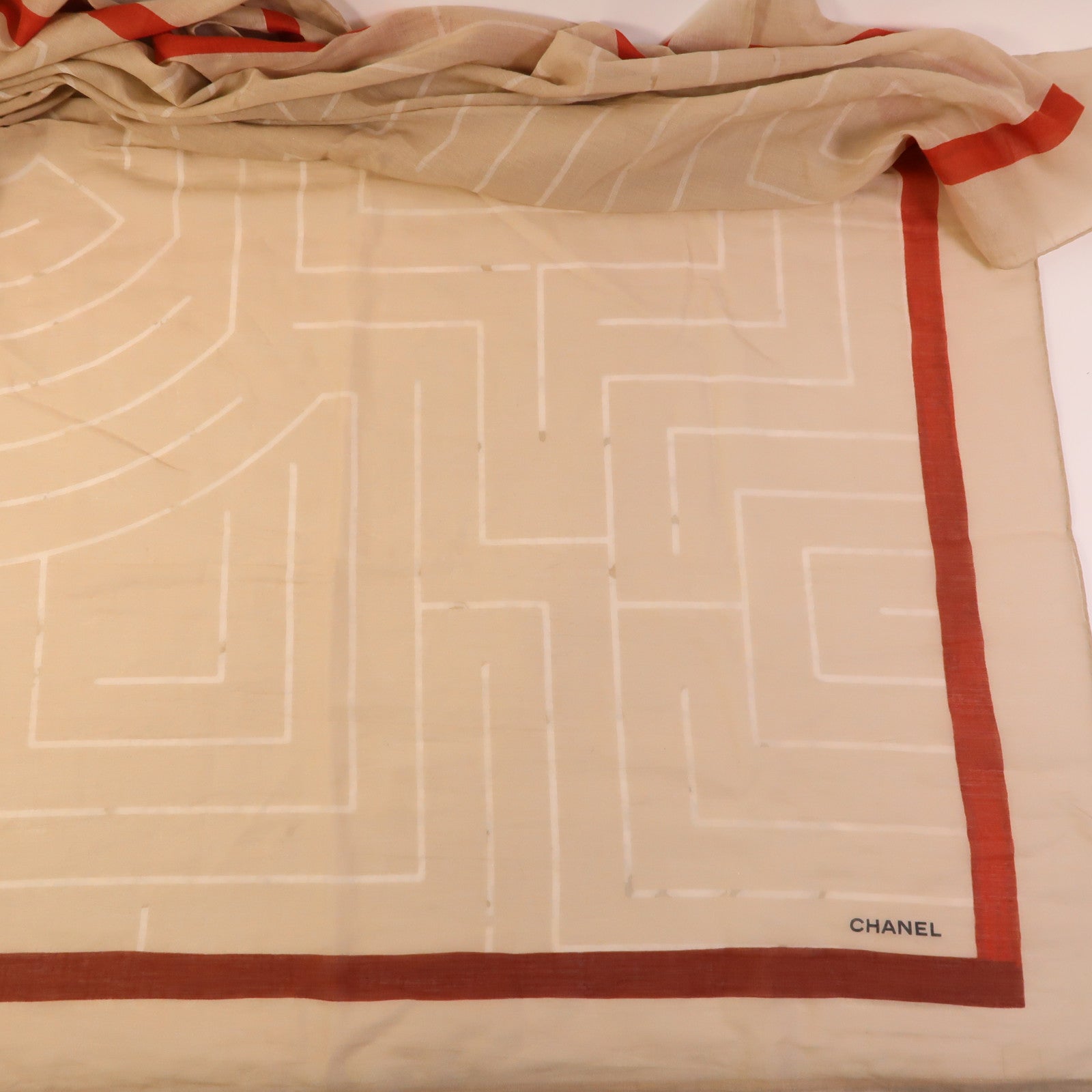 CHANEL 棉質Scarf圍巾