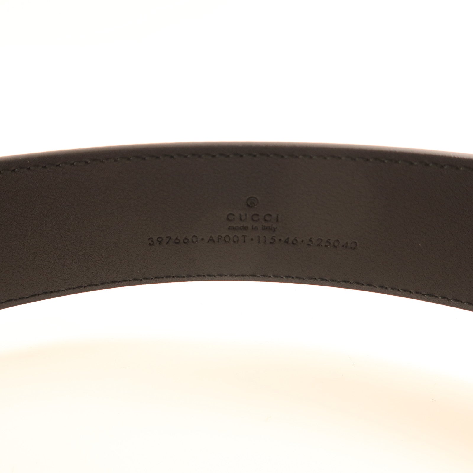 GUCCI 牛皮皮革Belt 115金扣皮帶