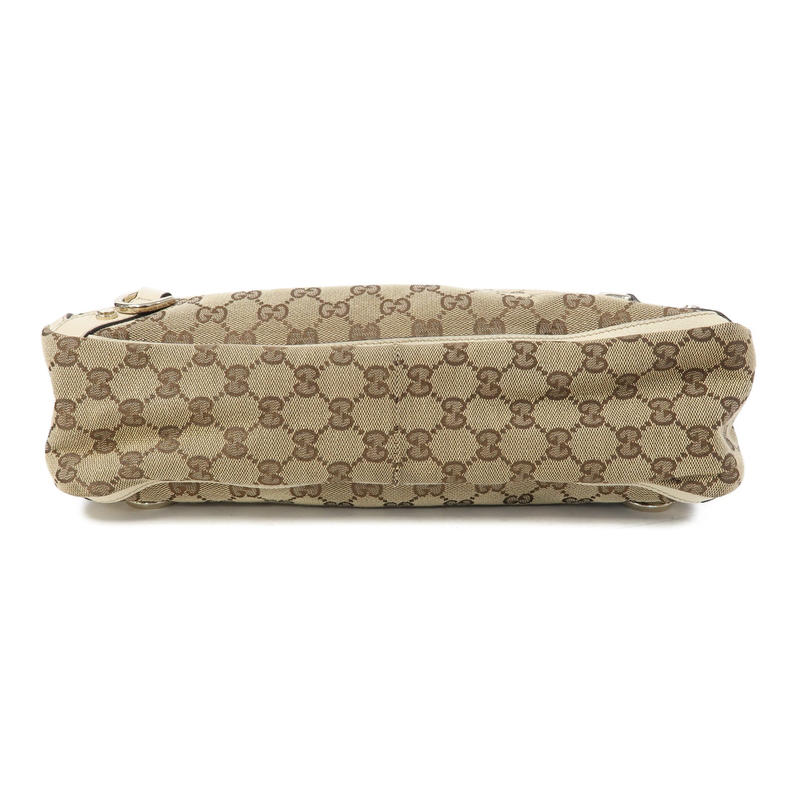 GUCCI 【激減優惠】帆布Tote Bag金扣肩背袋啡色