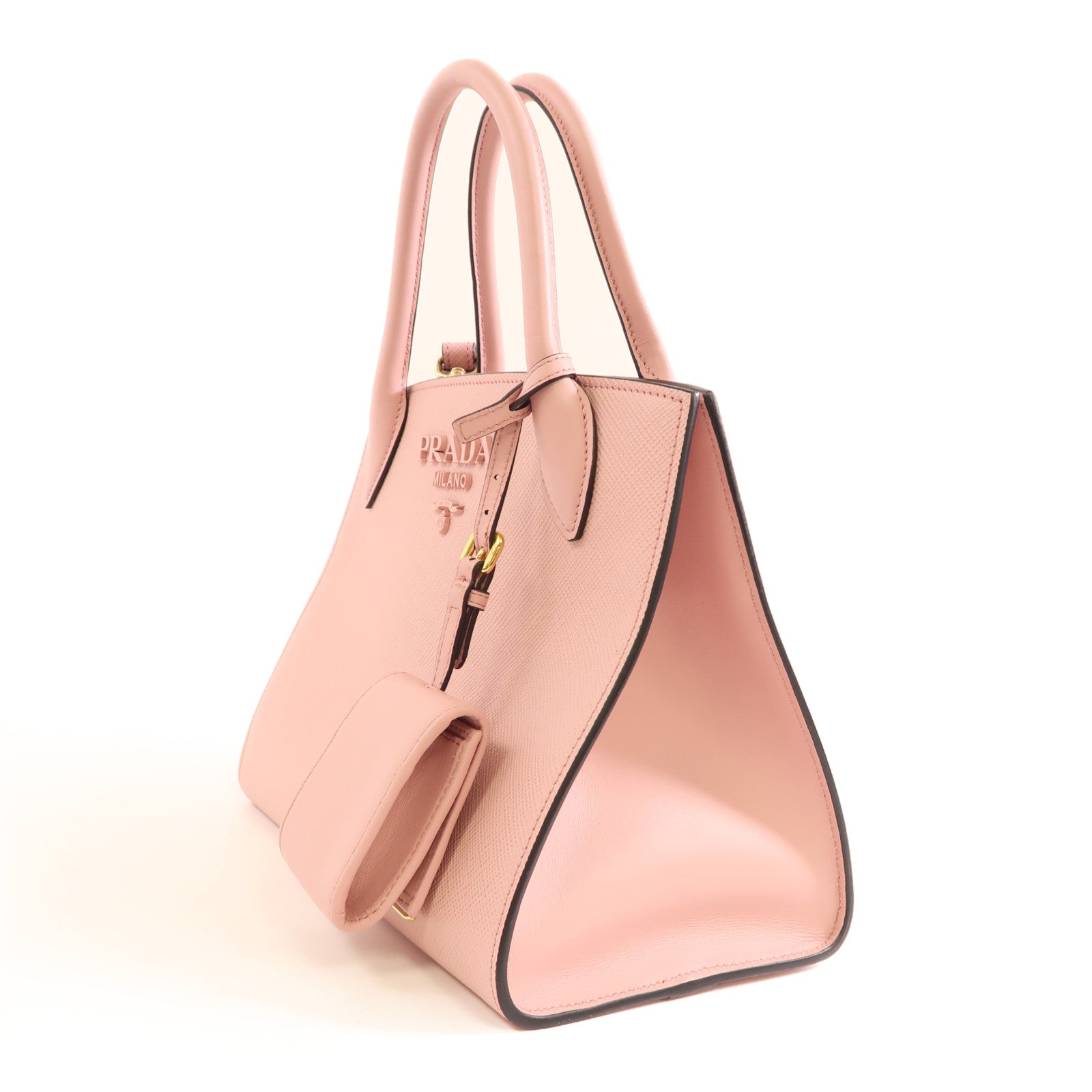 PRADA Saffiano皮革2Way Shoulder手挽肩背兩用袋