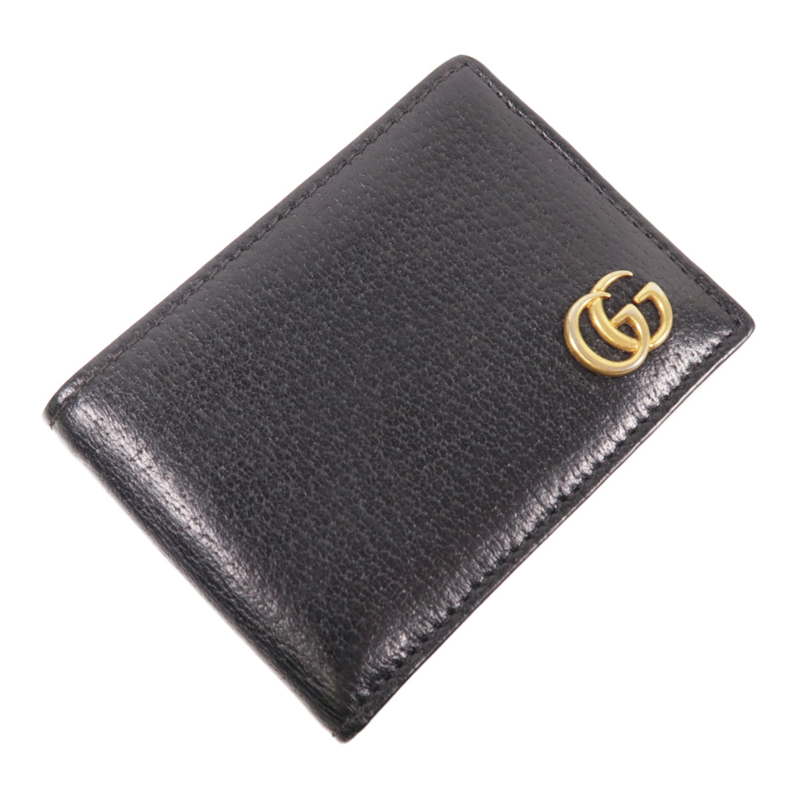 GUCCI 牛皮皮革Wallet金扣錢包