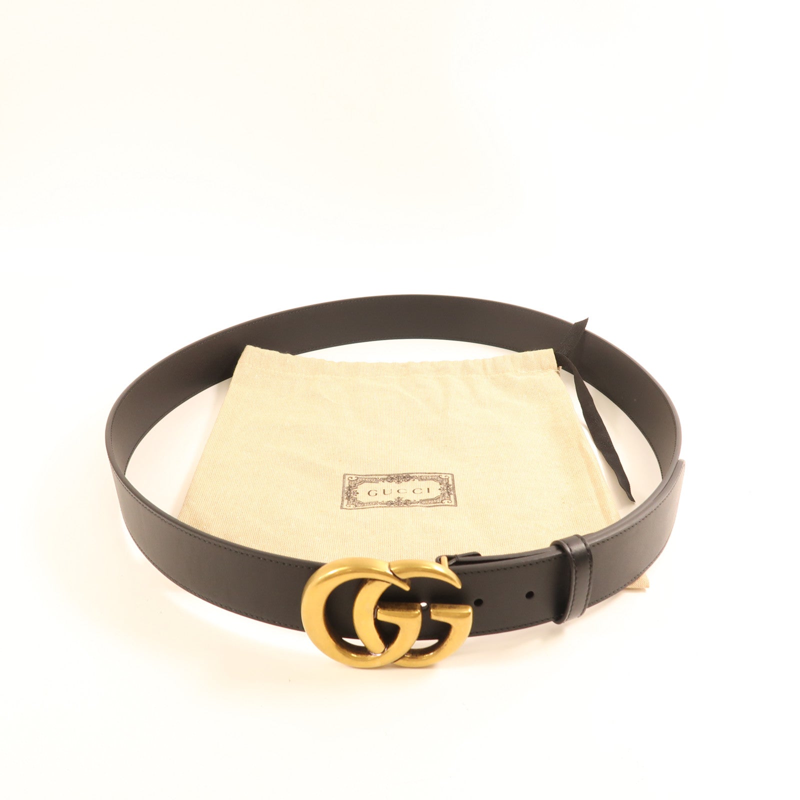 GUCCI 【激減優惠】牛皮皮革Belt 115金扣皮帶