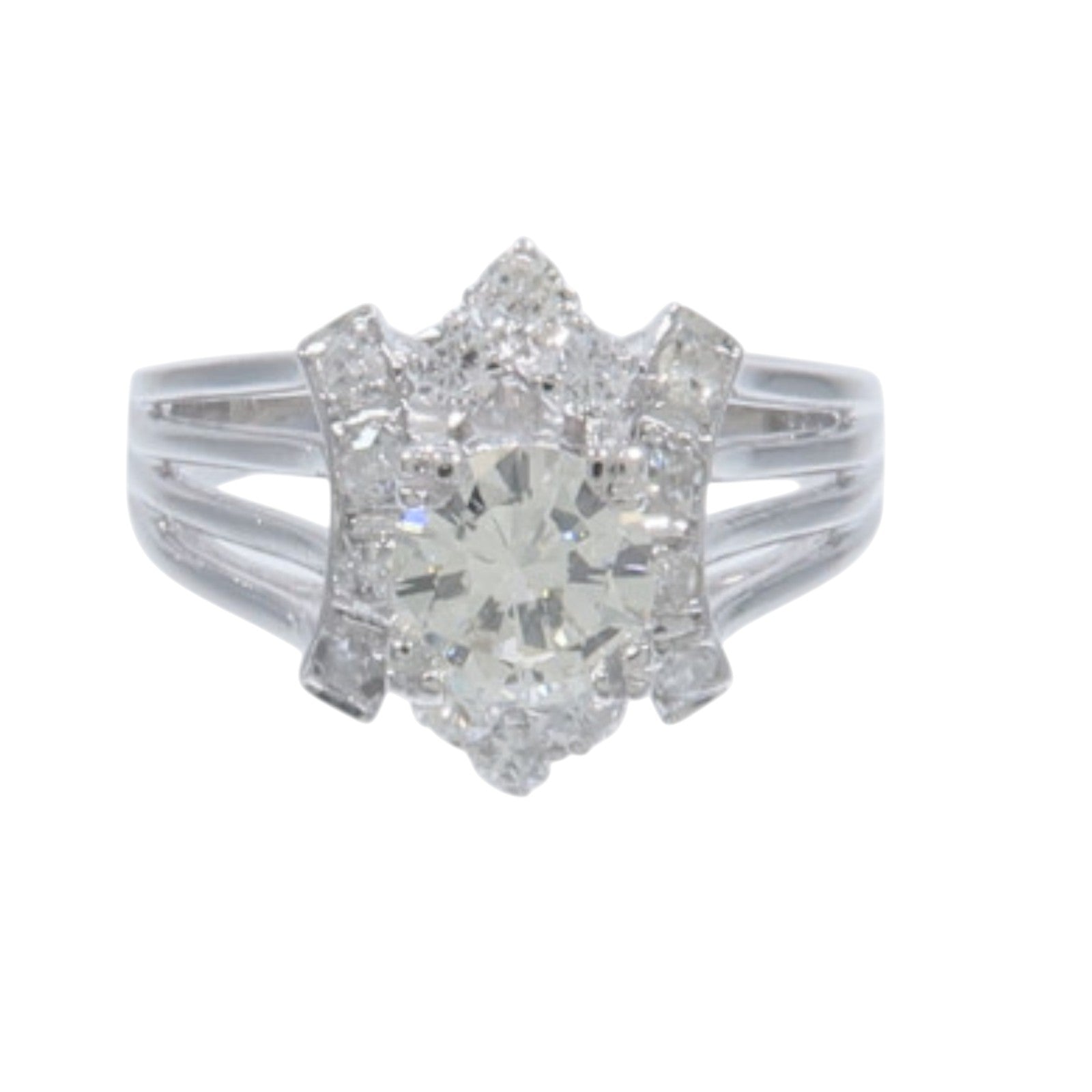 JEWELRY 8K白金Diamond Ring鑽石戒指