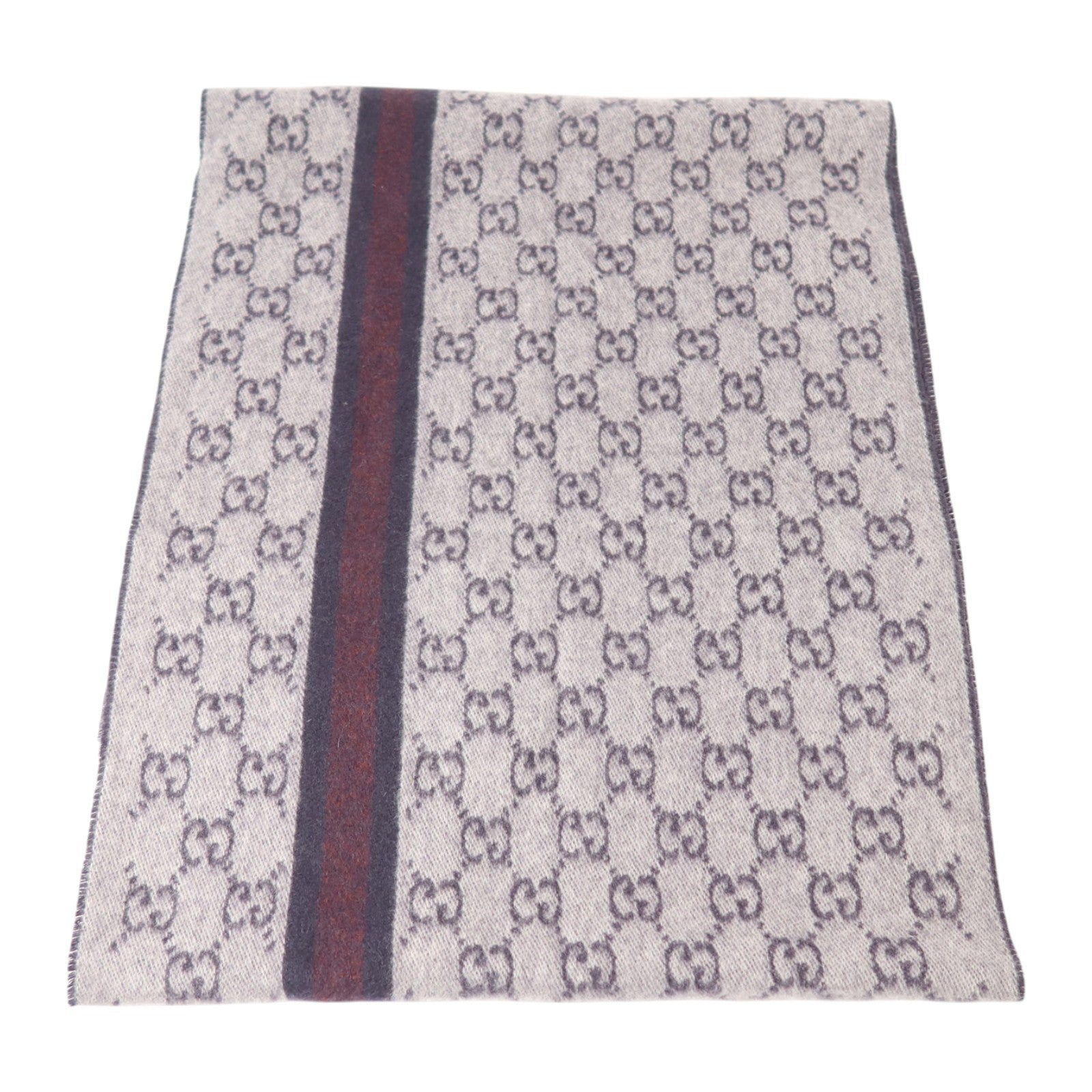 GUCCI 羊絨SC Doubly G Scarf 176.5X35.5圍巾