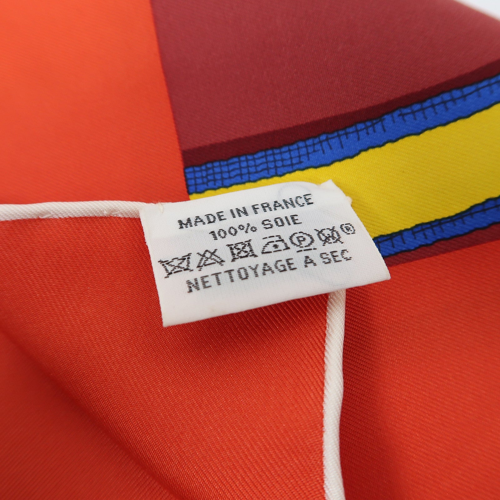 HERMES 絲質Scarf 90x90絲巾紅色