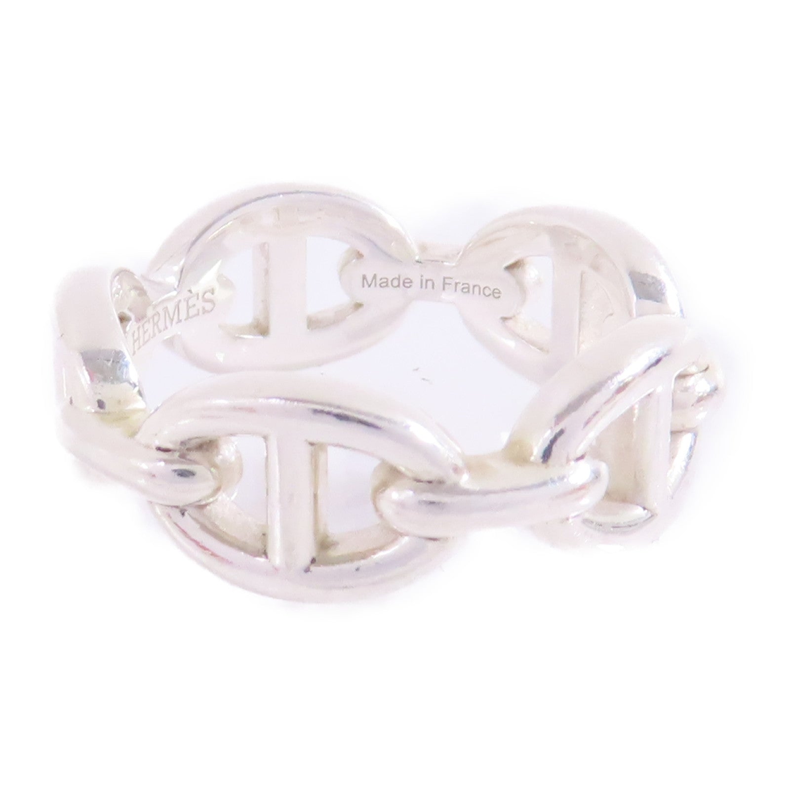 HERMES 925純銀Chaine Dancre Ring戒指Hermes#53/US#6.25