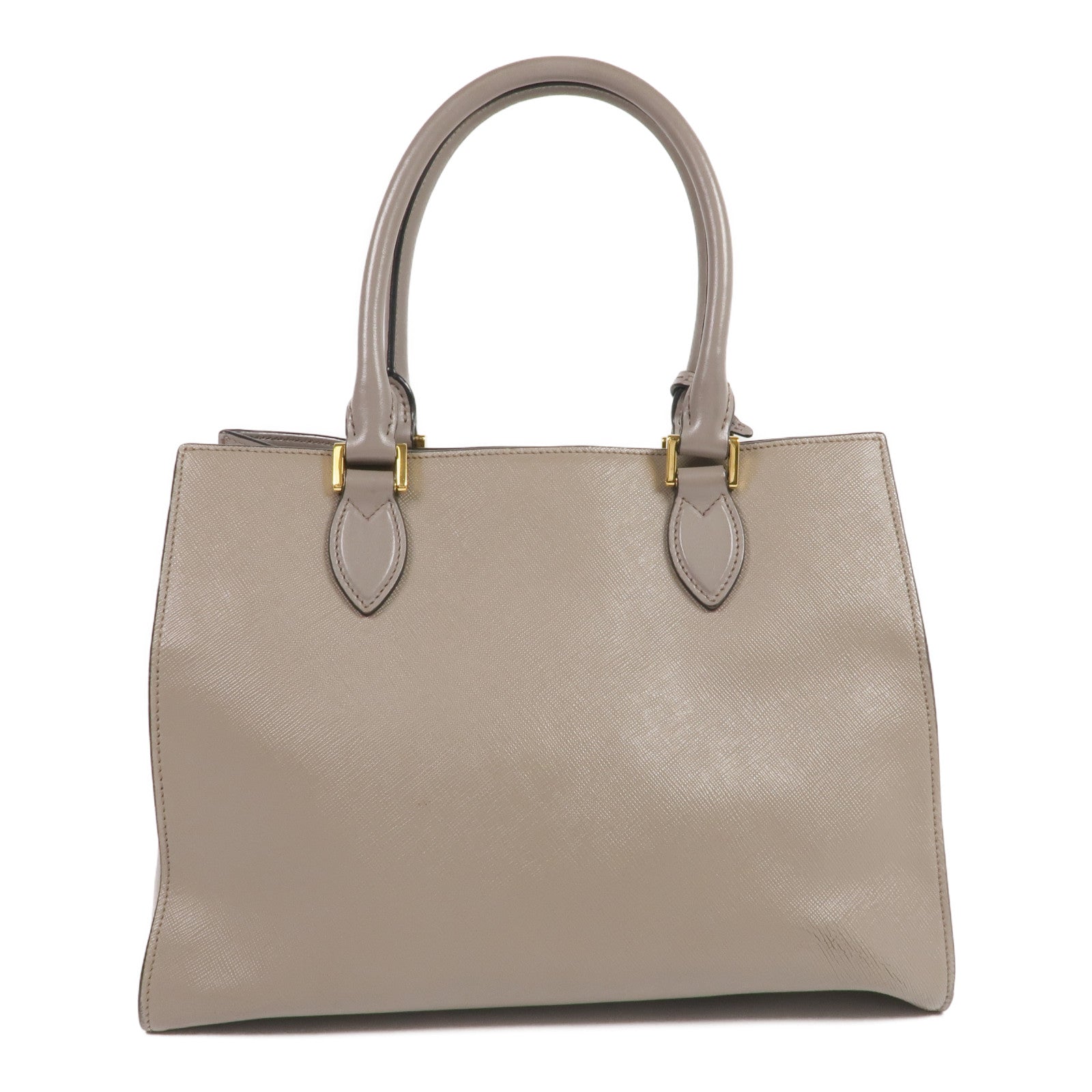 PRADA Saffiano皮革2Way Shoulder Bag金扣手挽肩背兩用袋