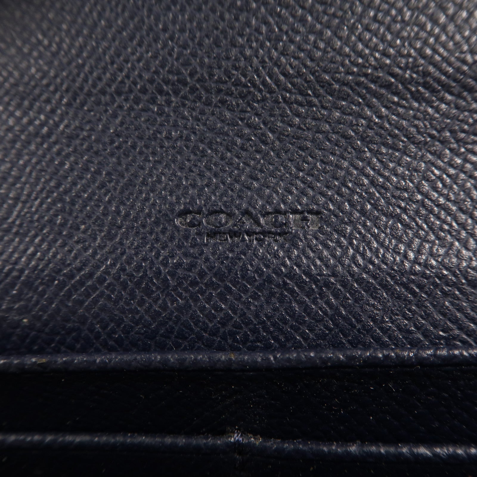 COACH 牛皮皮革Long Wallet金扣長錢包