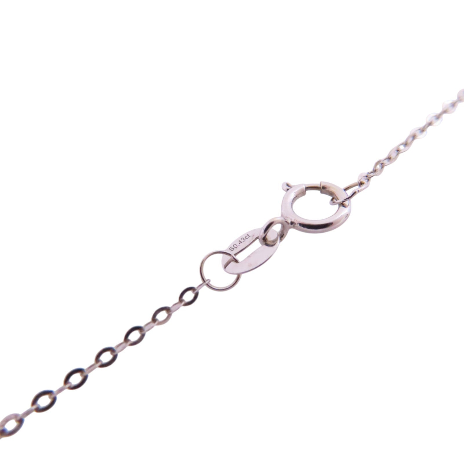 JEWELRY 18K白金/藍寶石/鑽石Sapphire Diamond Necklace項鏈
