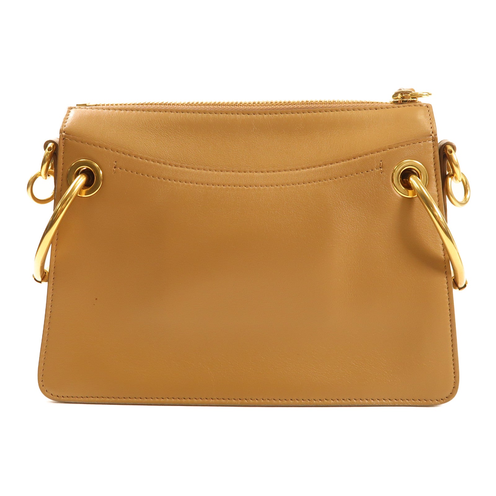 Chloe 牛皮皮革Shoulder Bag金扣肩背袋