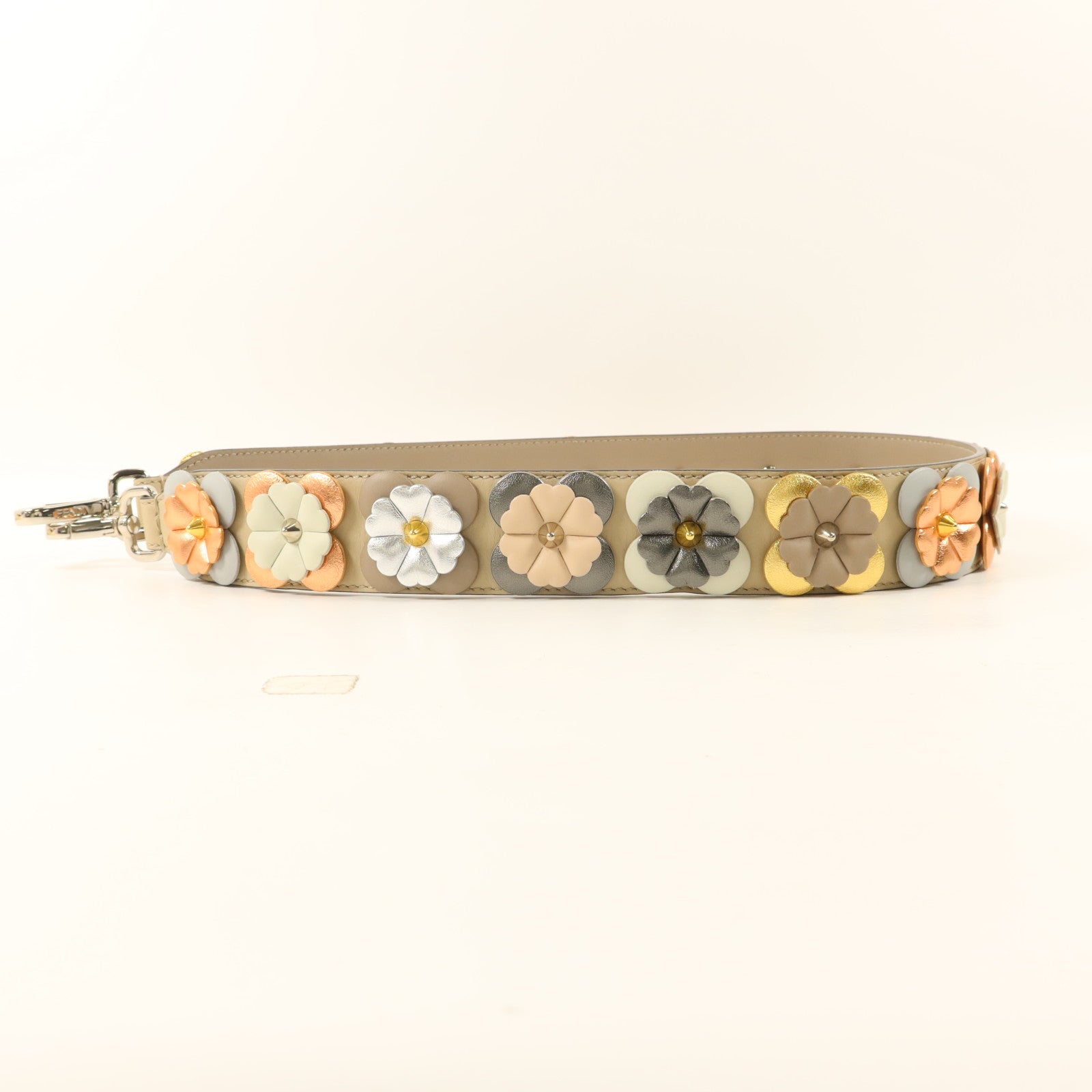 FENDI 牛皮皮革Strap You Flowerland肩帶