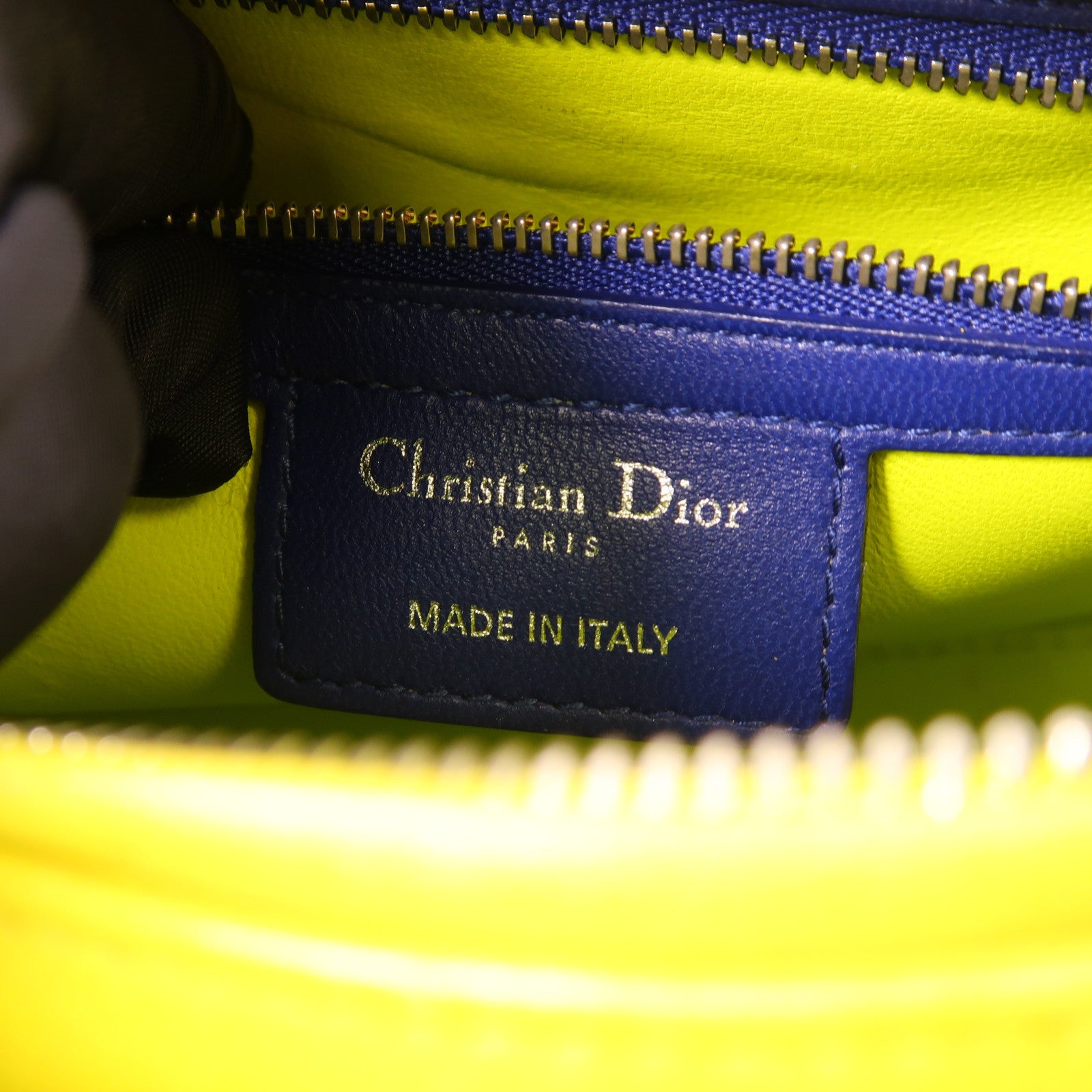 Dior 羊皮皮革Lady Dior銀扣手挽肩背兩用袋