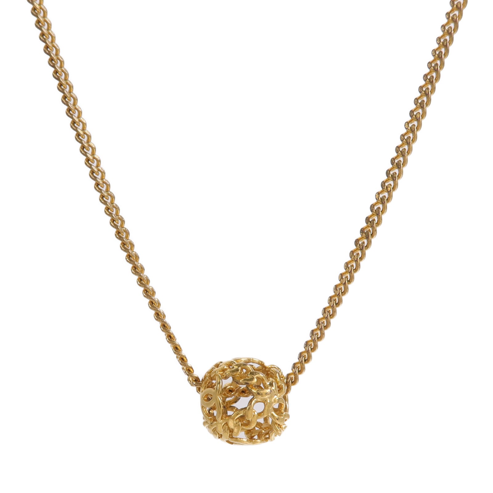 CHANEL 金屬Vintage Gold-Plated Necklace項鍊