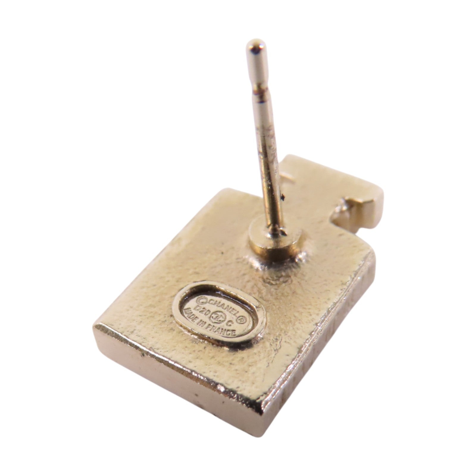 CHANEL 金屬Chanel No.5 Earrings金扣耳環