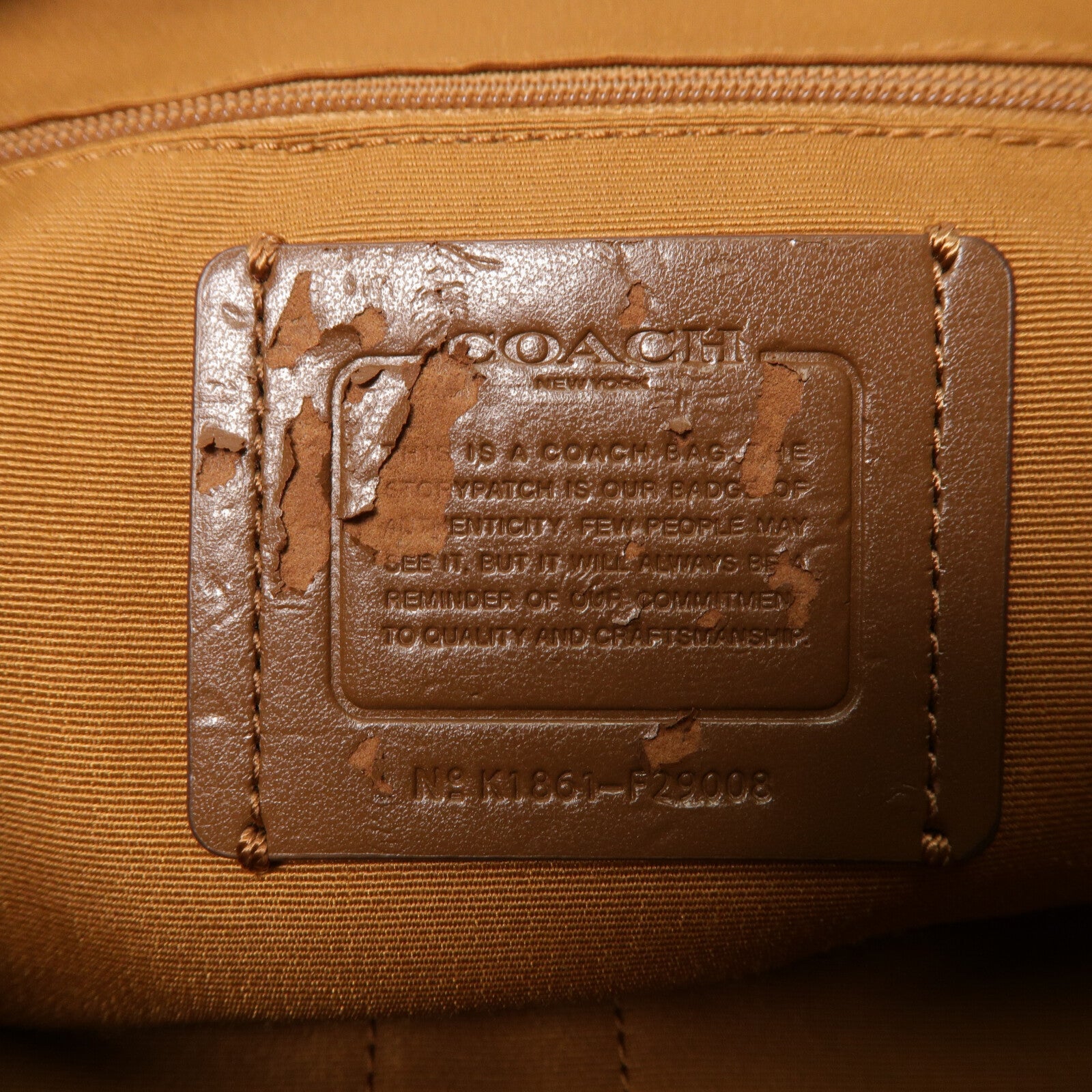 COACH 牛皮皮革Backpack背包