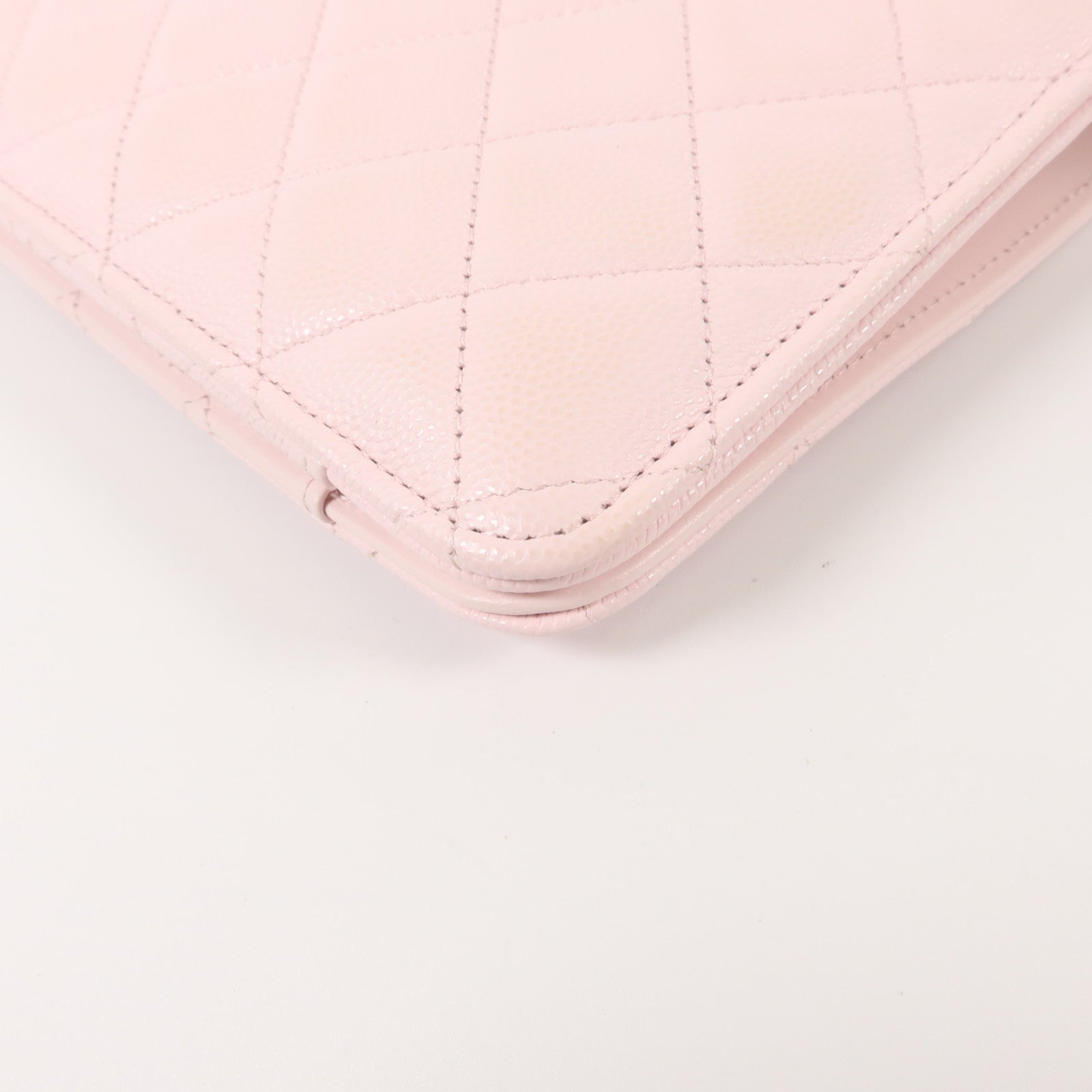 CHANEL 牛皮皮革WOC Wallet On Chain鏈帶肩背袋
