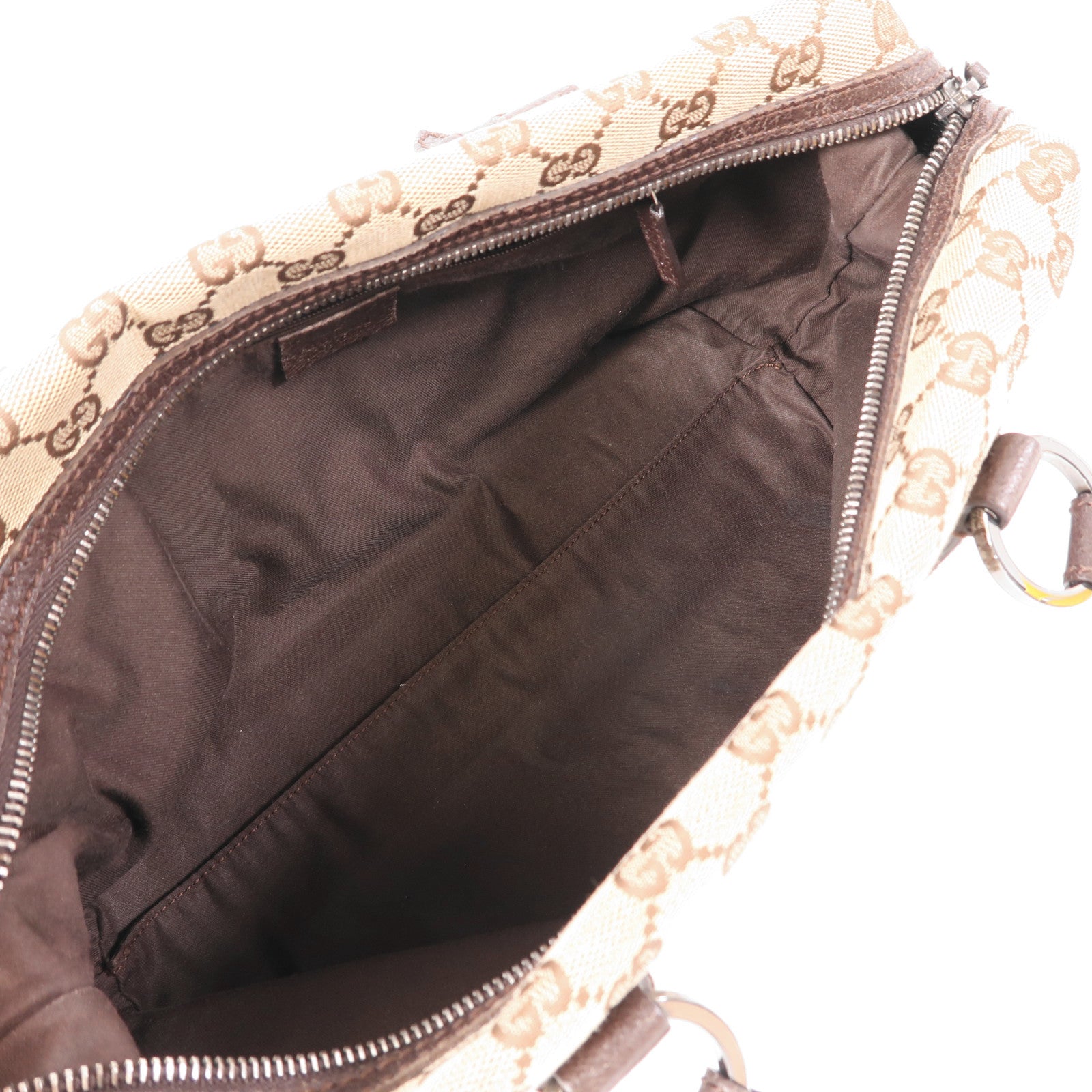 GUCCI GG Hand Bag 113009 Canvas Brown