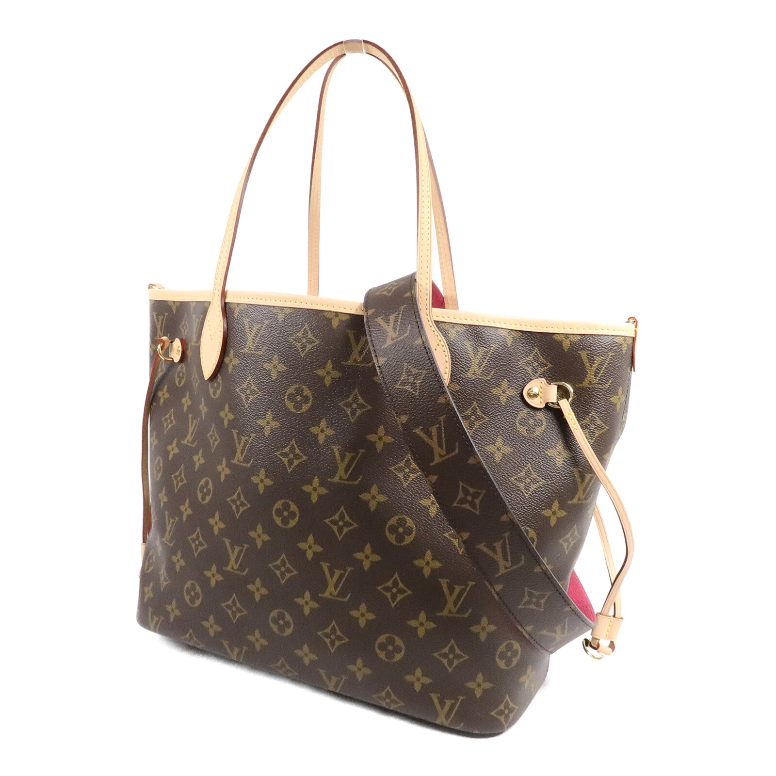 LOUIS VUITTON Monogram Neverfull Bandouliere Inside Out MM手挽肩背兩用袋
