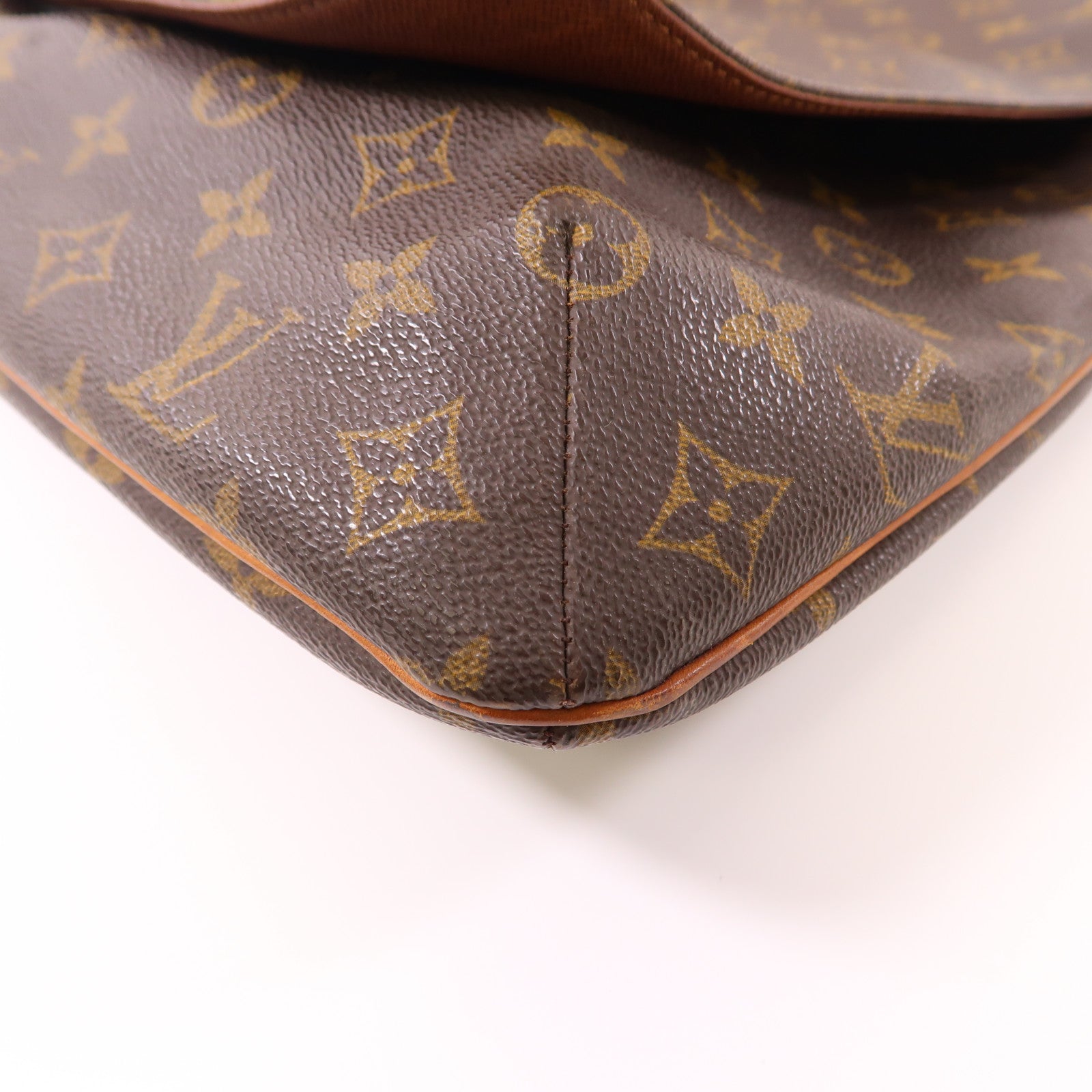 LOUIS VUITTON LV GHW Musette Crossbody Shoulder Bag M51256 Monogram Brown