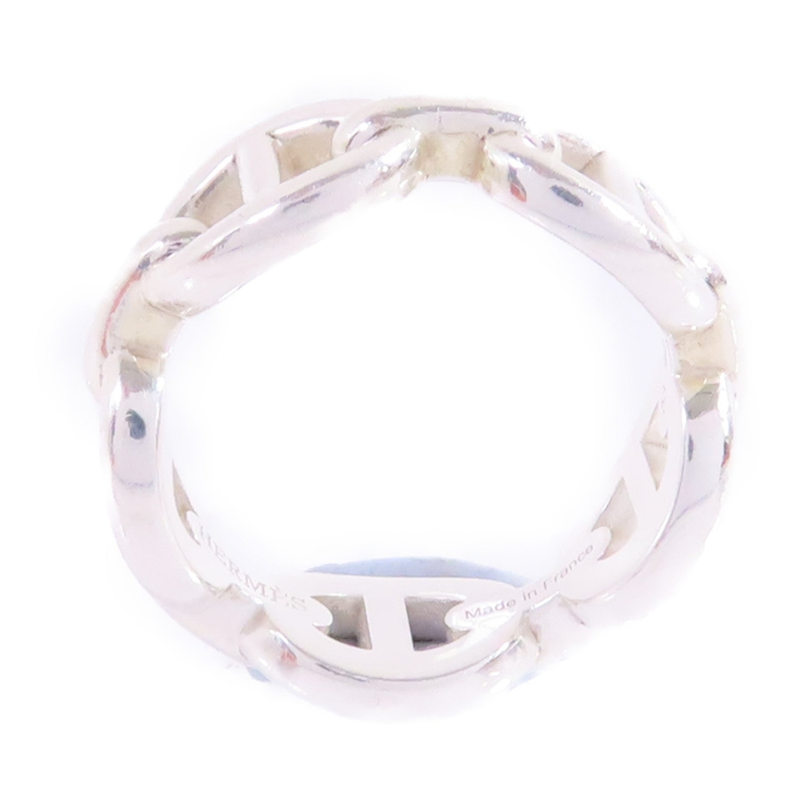 HERMES 925純銀Chaine Dancre Ring戒指Hermes#53/US#6.25