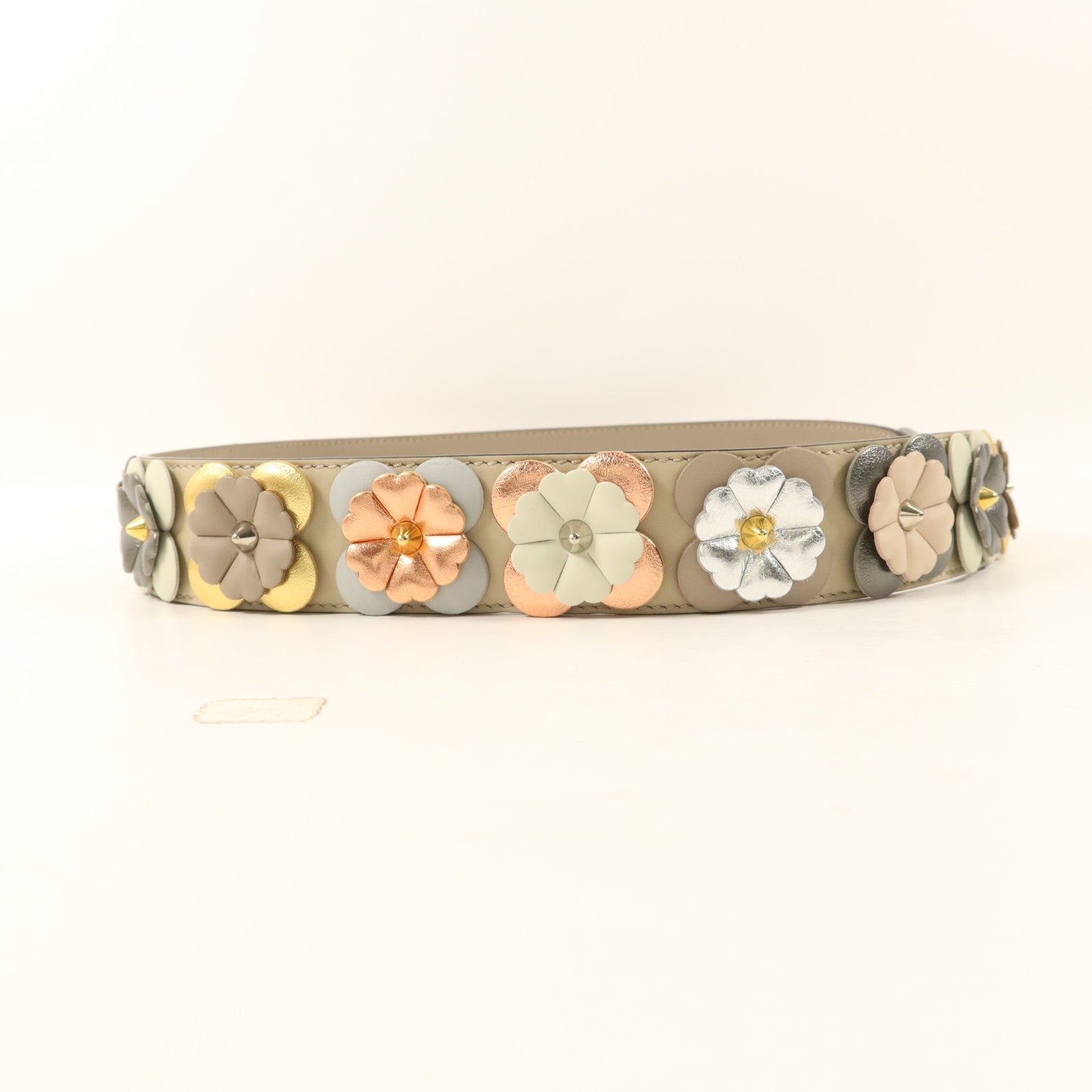 FENDI 牛皮皮革Strap You Flowerland肩帶