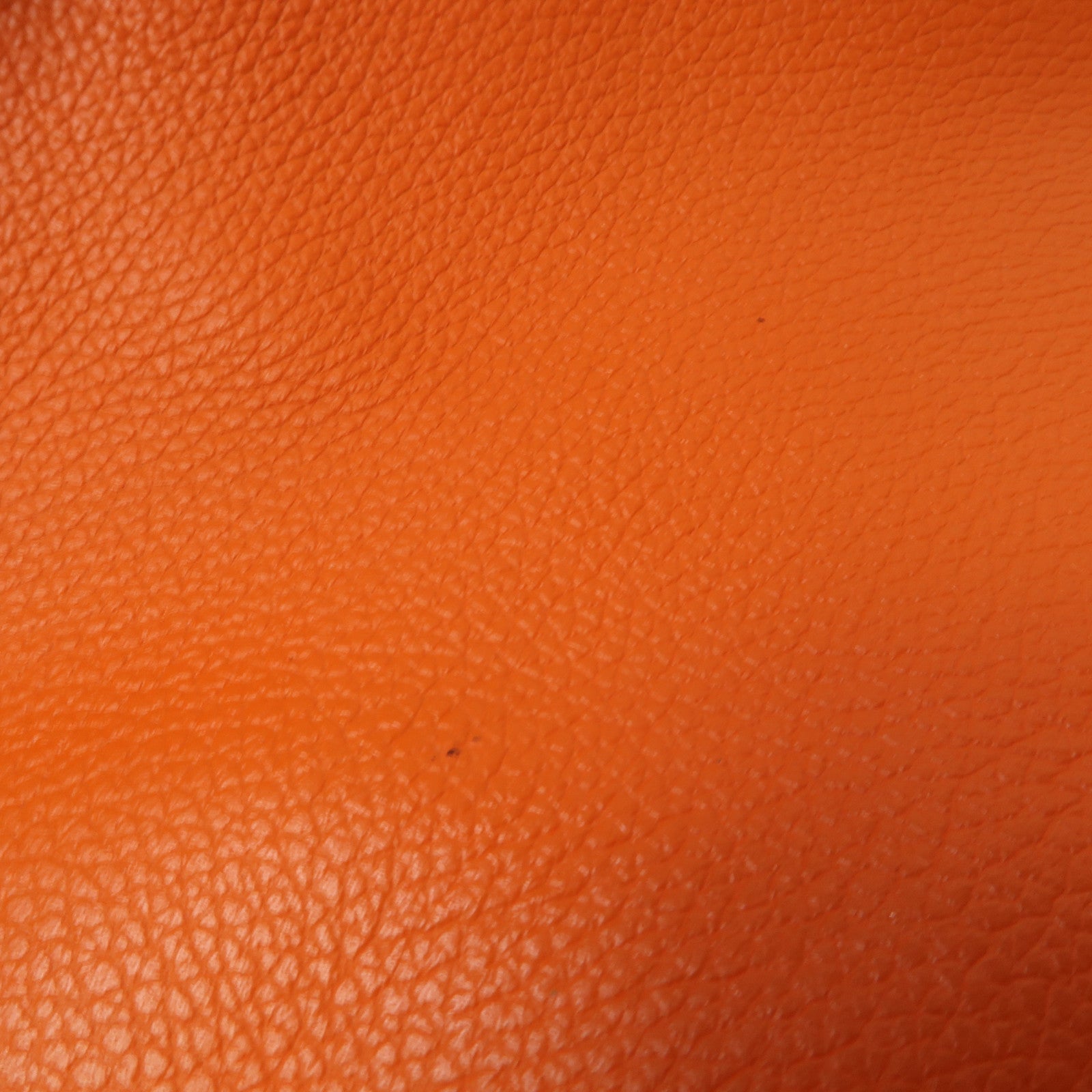 HERMES Evercolor皮革Lindy 30銀扣手挽肩背兩用袋橙色