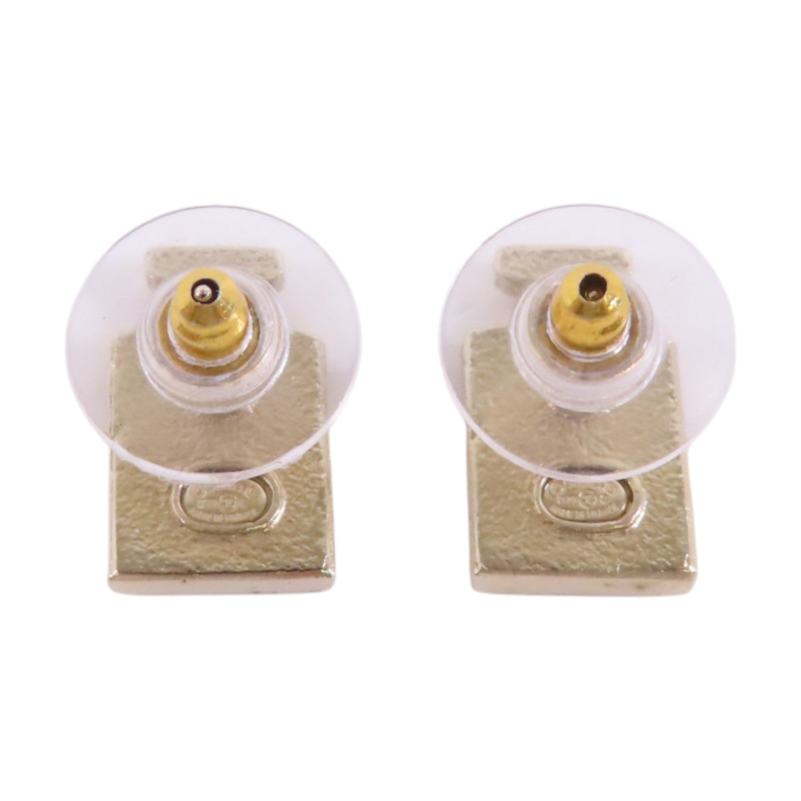 CHANEL 金屬Chanel No.5 Earrings金扣耳環