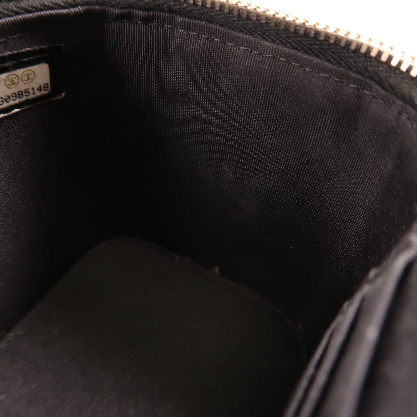 CHANEL 酒椰Vanity Case金扣鏈帶肩背袋