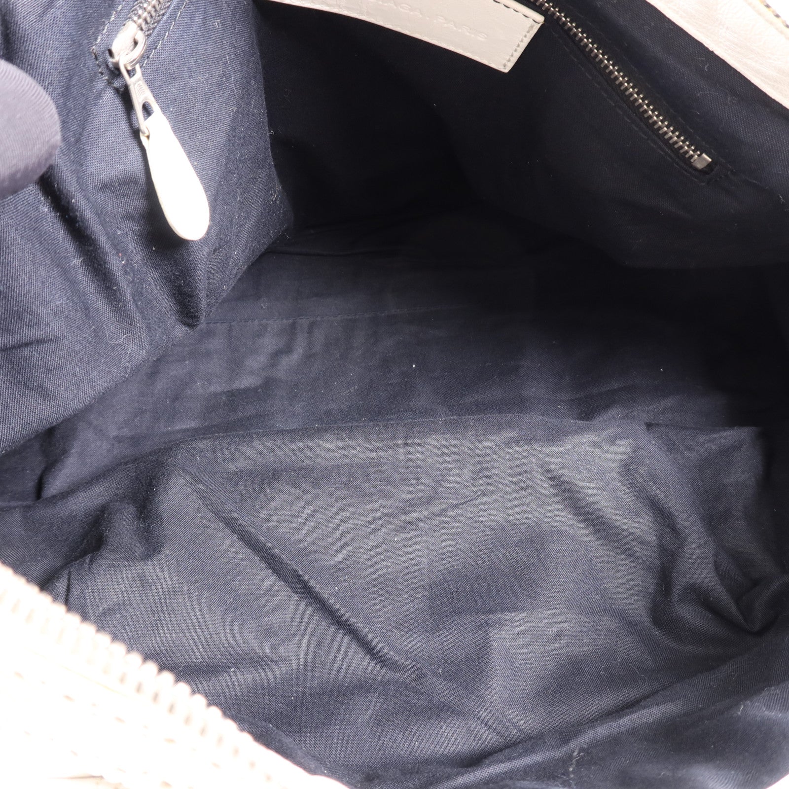BALENCIAGA 皮革Giant Work銀扣手挽袋