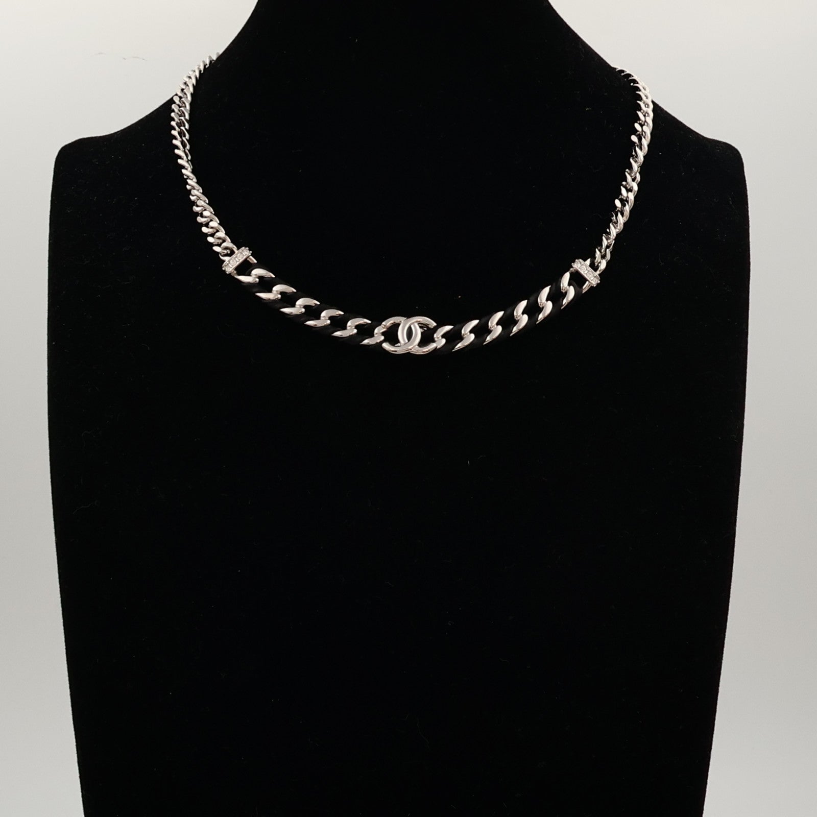 CHANEL 羊皮皮革/金屬Necklace項鍊