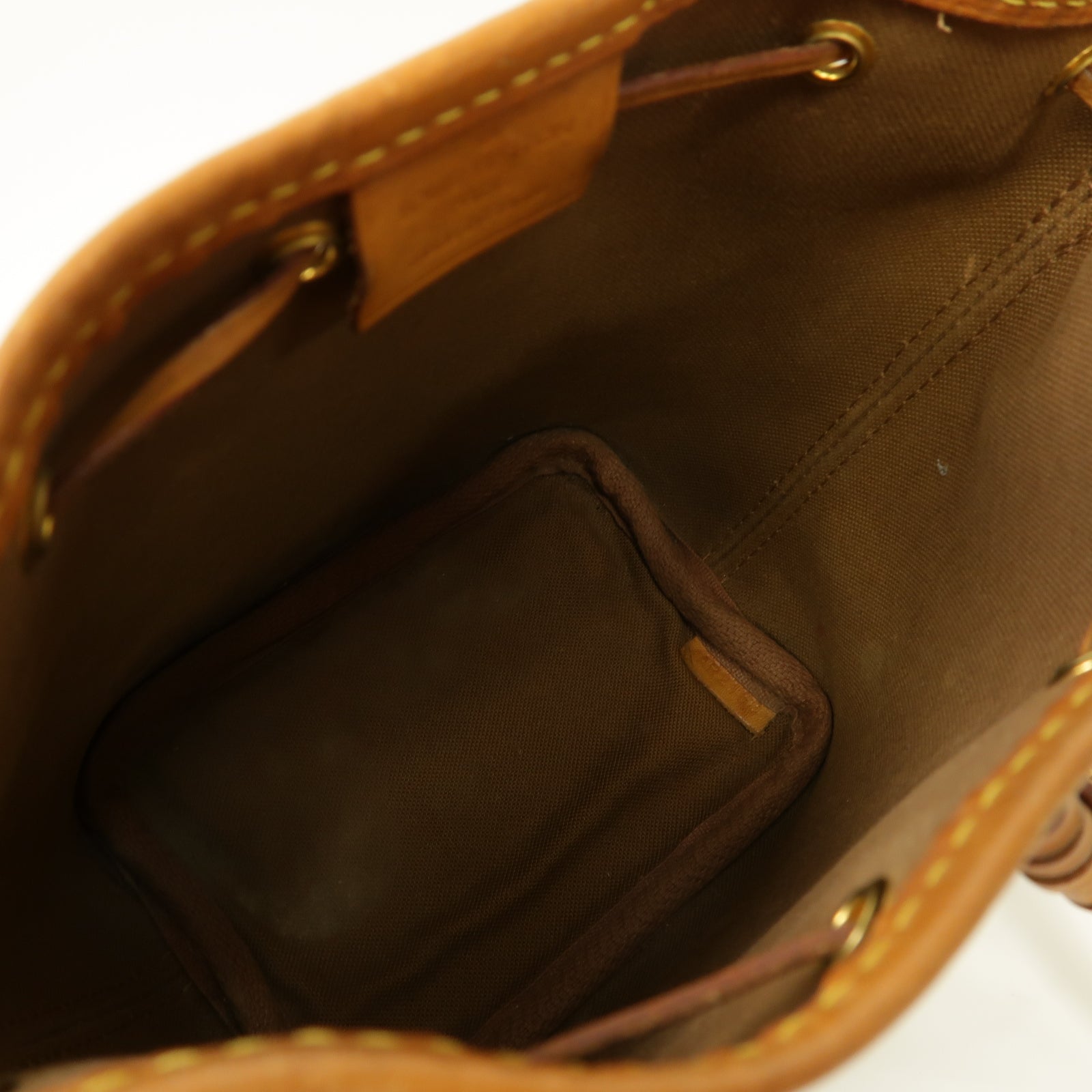 LOUIS VUITTON Monogram Nano Noe金扣肩背袋啡色