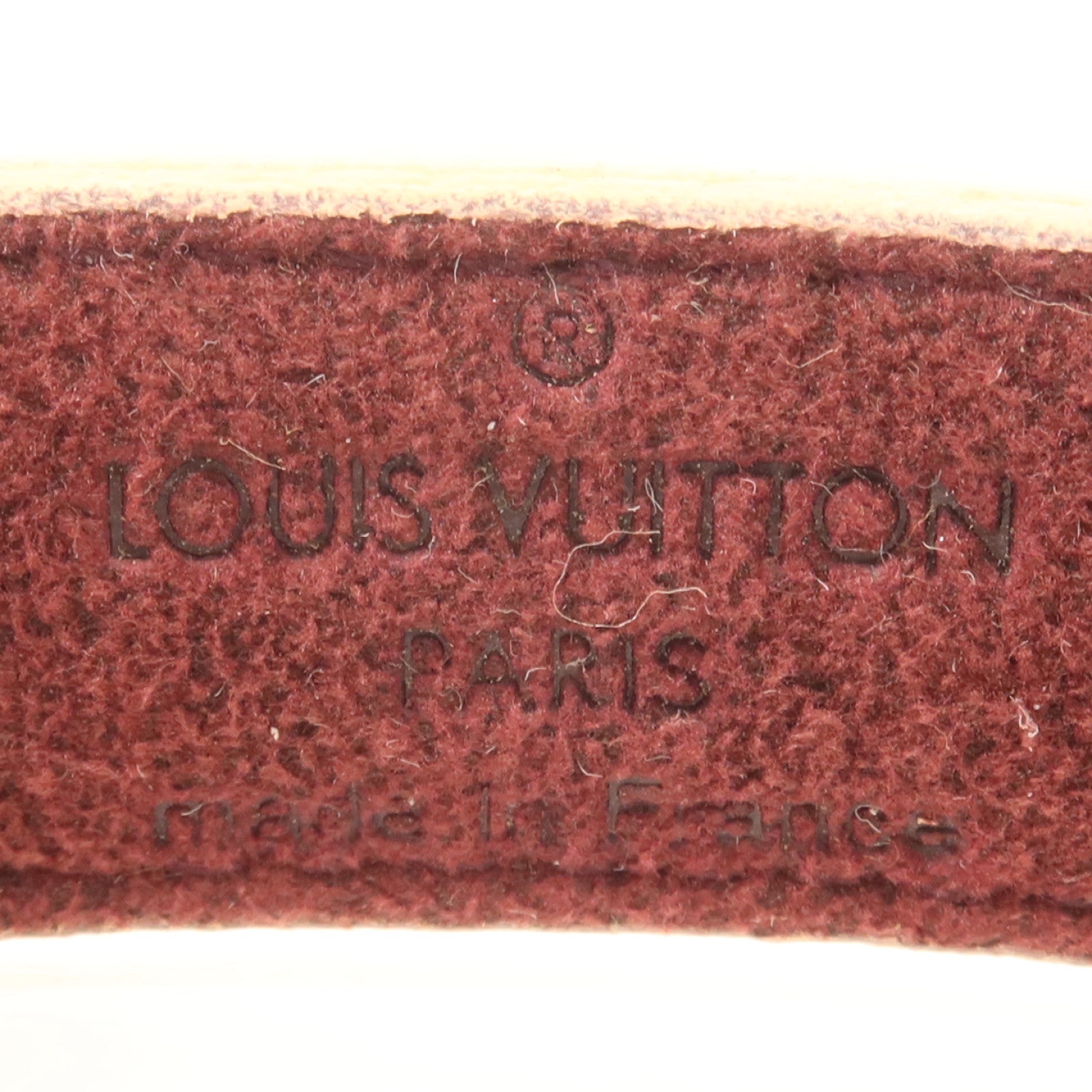 LOUIS VUITTON 牛皮皮革Bracelet銀扣手鐲