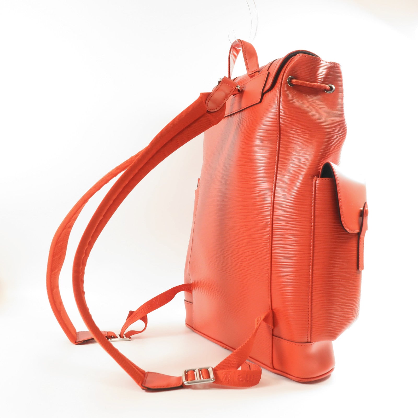 LOUIS VUITTON Epi Supreme Christopher Backpack銀扣背包